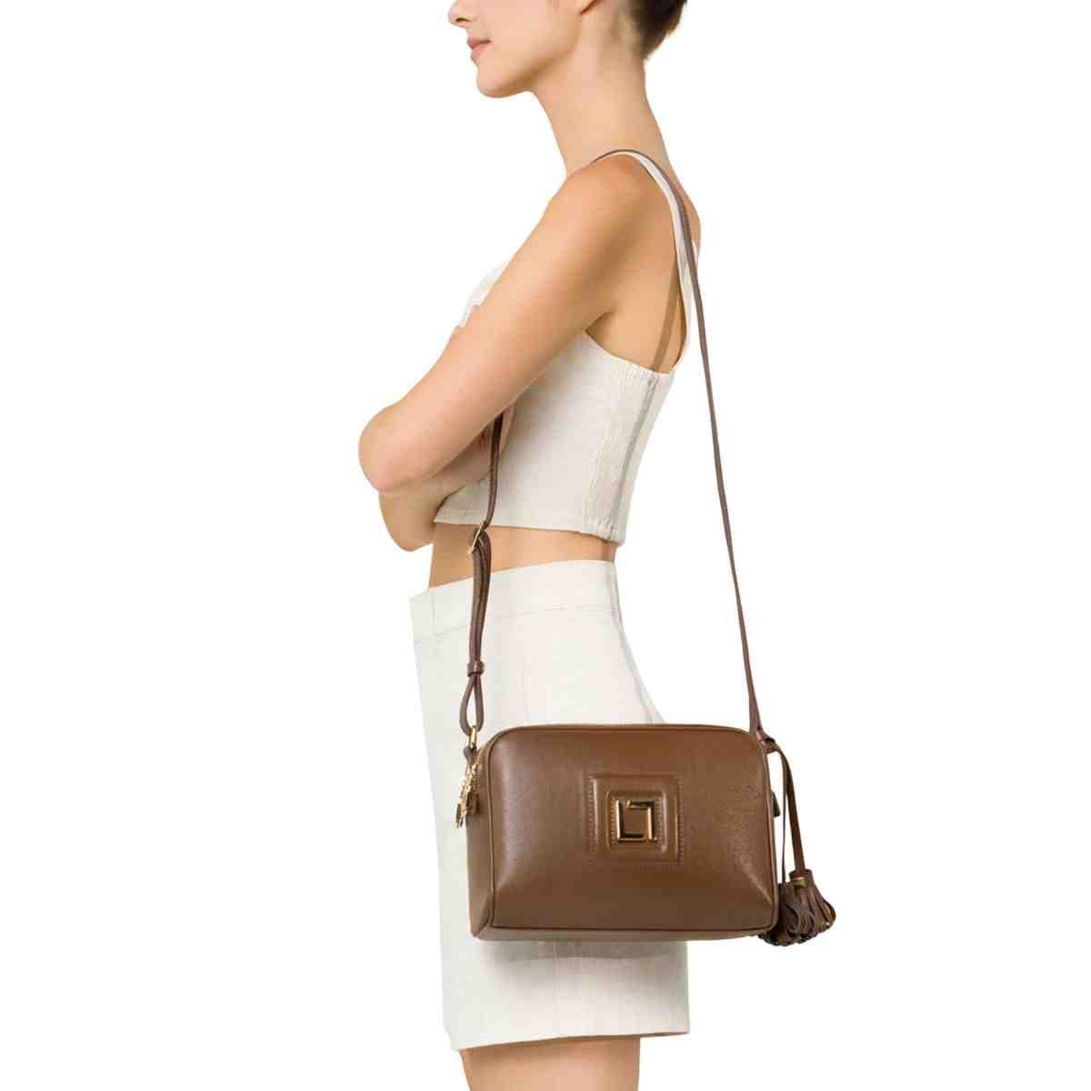 Bolsa Feminina Tiracolo Média Luz Da Lua Atacama Expresso Marrom 4