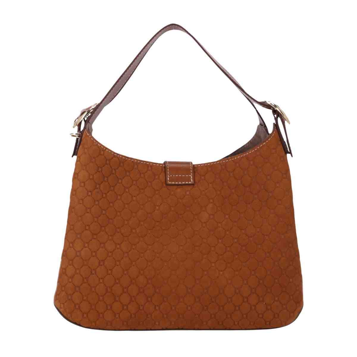Bolsa Feminina Tote Grande Luz Da Lua Bison Caramelo Marrom 5
