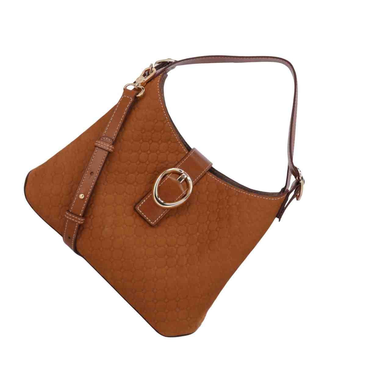 Bolsa Feminina Tote Grande Luz Da Lua Bison Caramelo Marrom 7