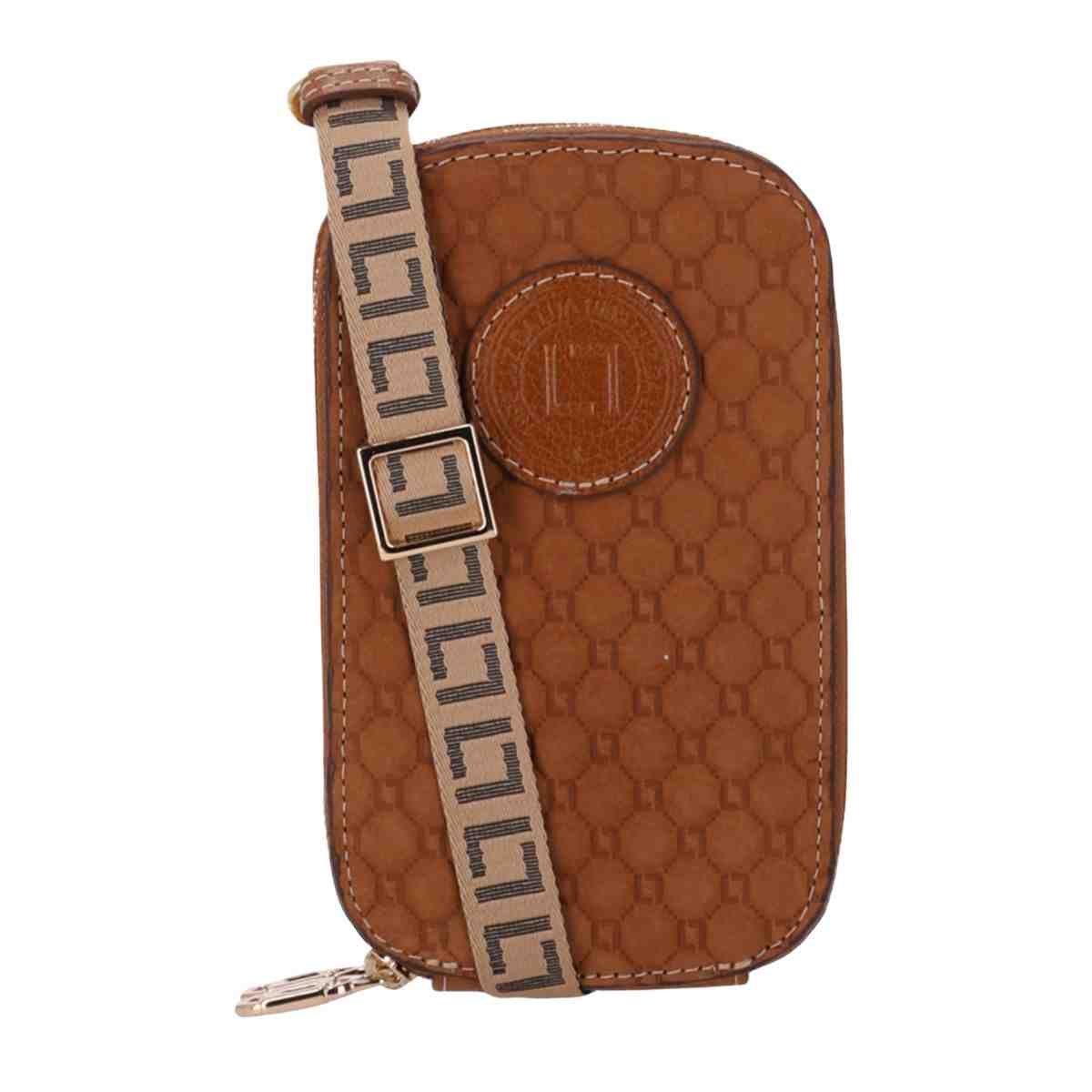 Bolsa Feminina Luz Da Lua Mini Bag Bella Bison Caramelo