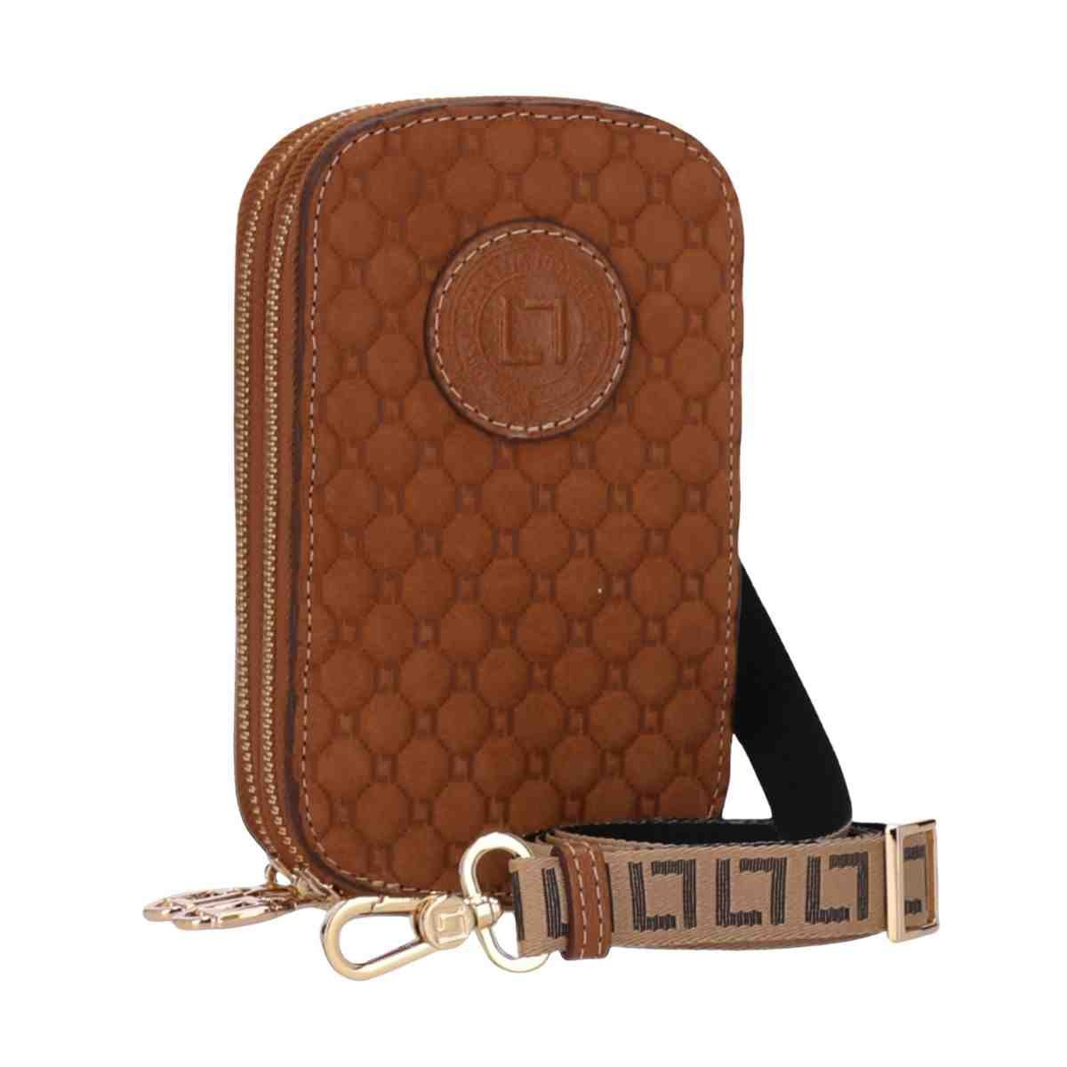Bolsa Feminina Luz Da Lua Mini Bag Bella Bison Caramelo Marrom 2