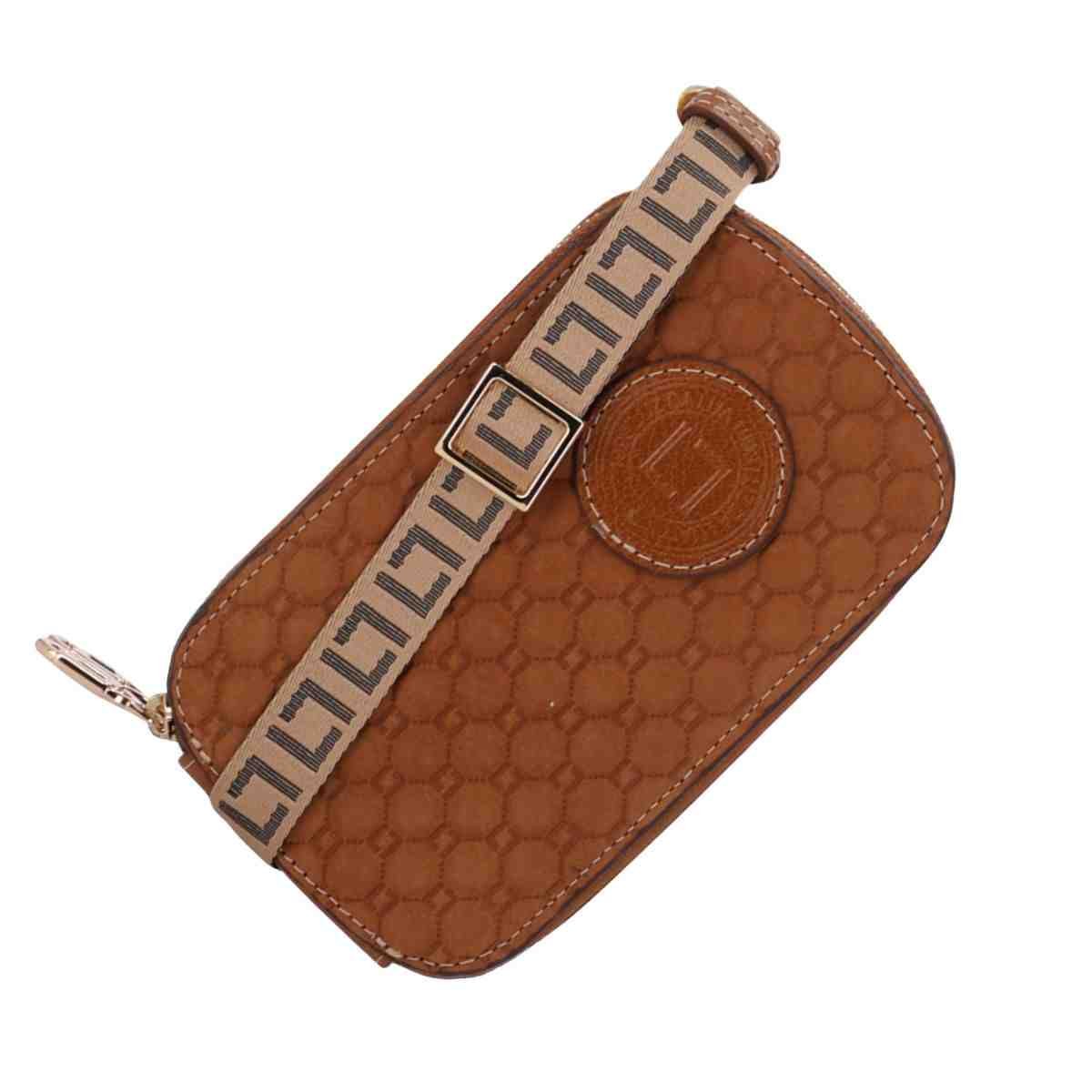 Bolsa Feminina Luz Da Lua Mini Bag Bella Bison Caramelo Marrom 7