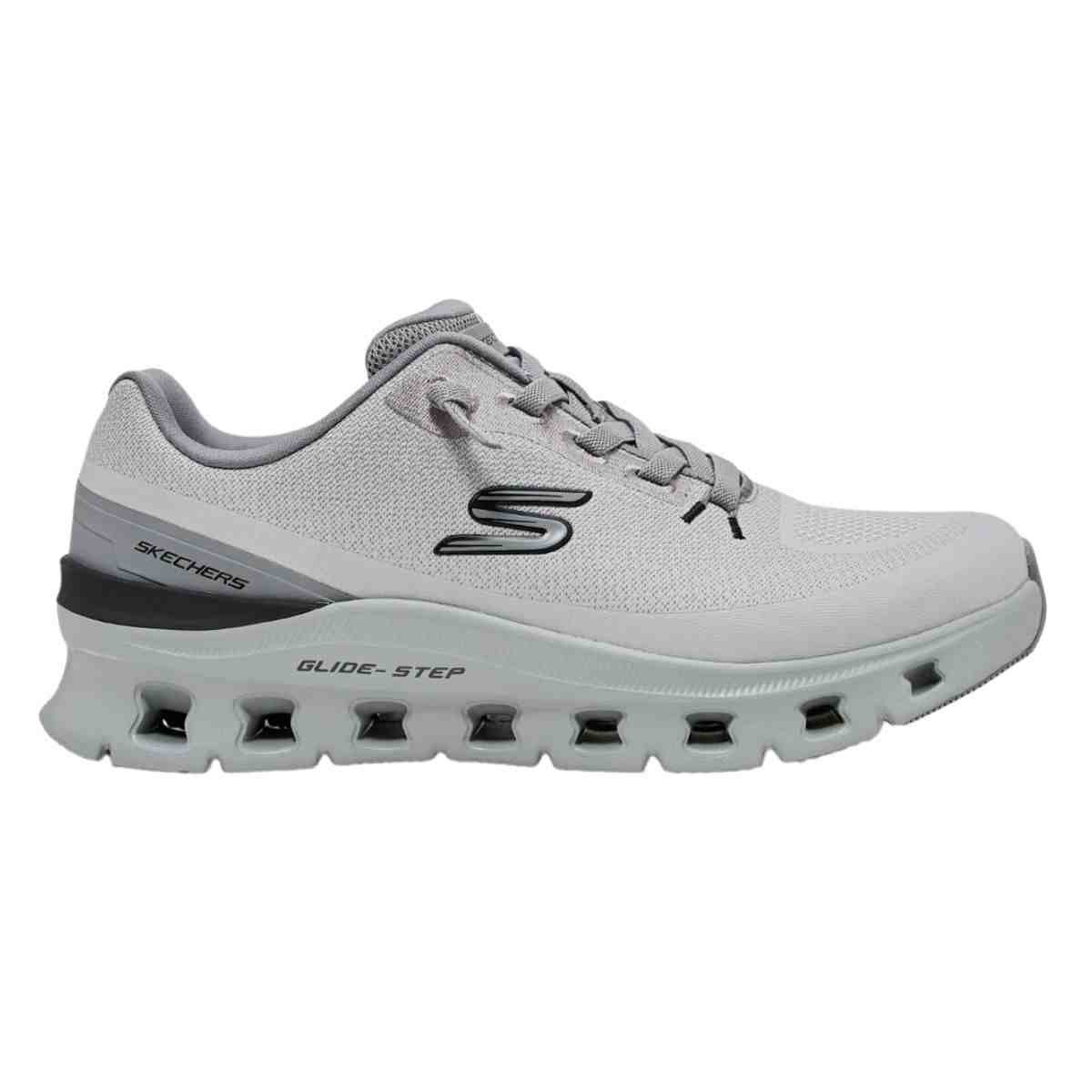 Tênis Corrida Masculino Skechers Glide-Step Pro Cinza
