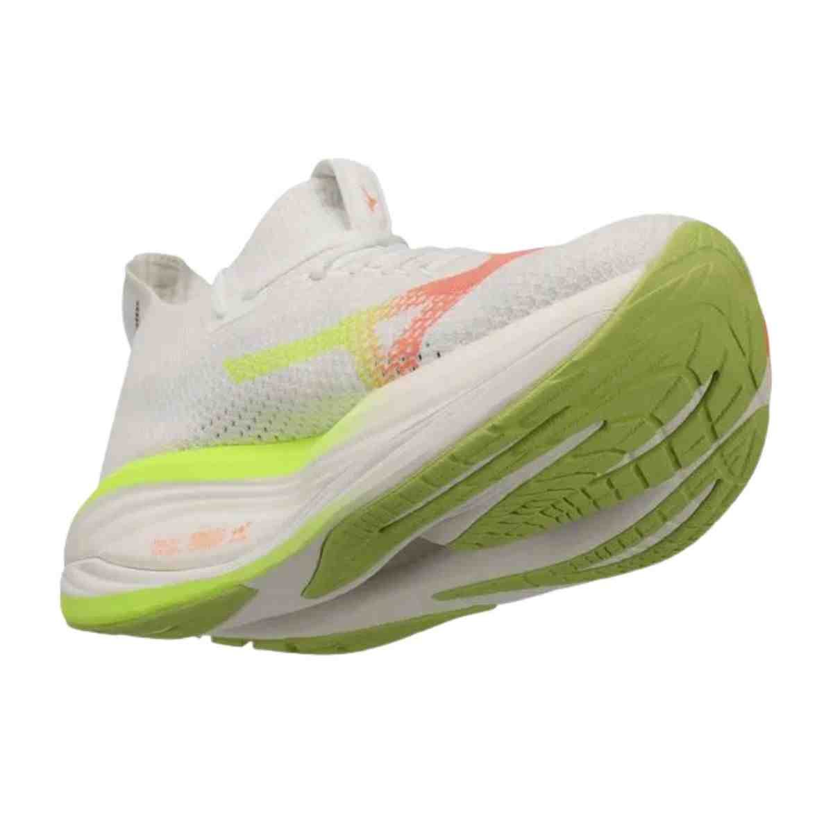 Tênis Corrida Feminino Mizuno Neo Vista 3 Branco Branco/Laranja 5