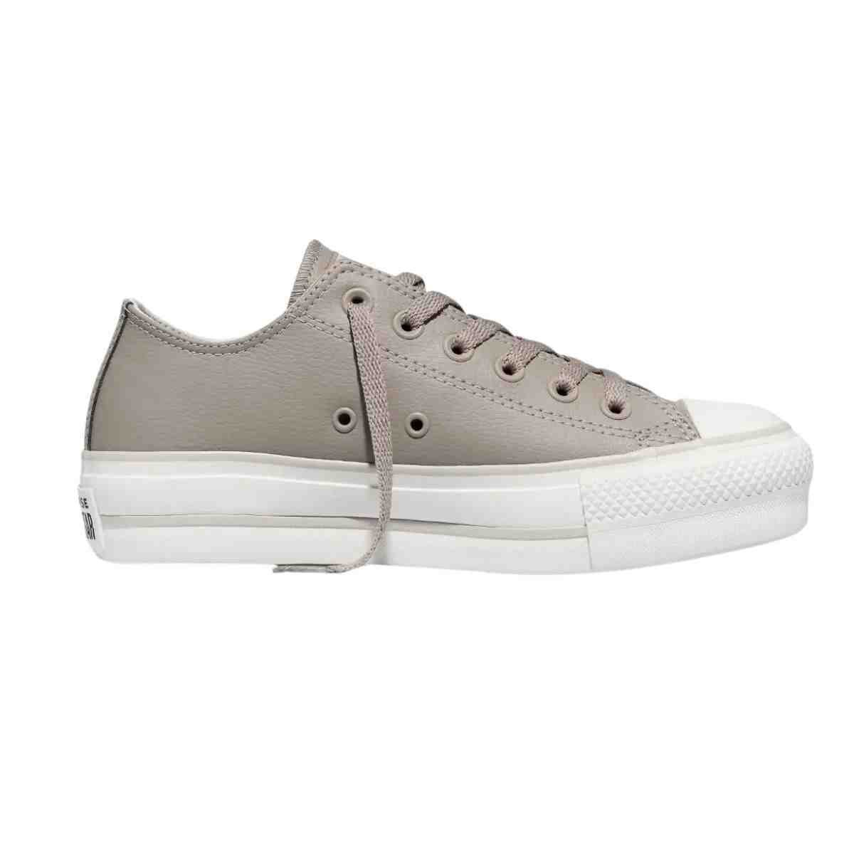 Tênis Casual Converse Chuck Taylor All Star Lift Bege Verde 5