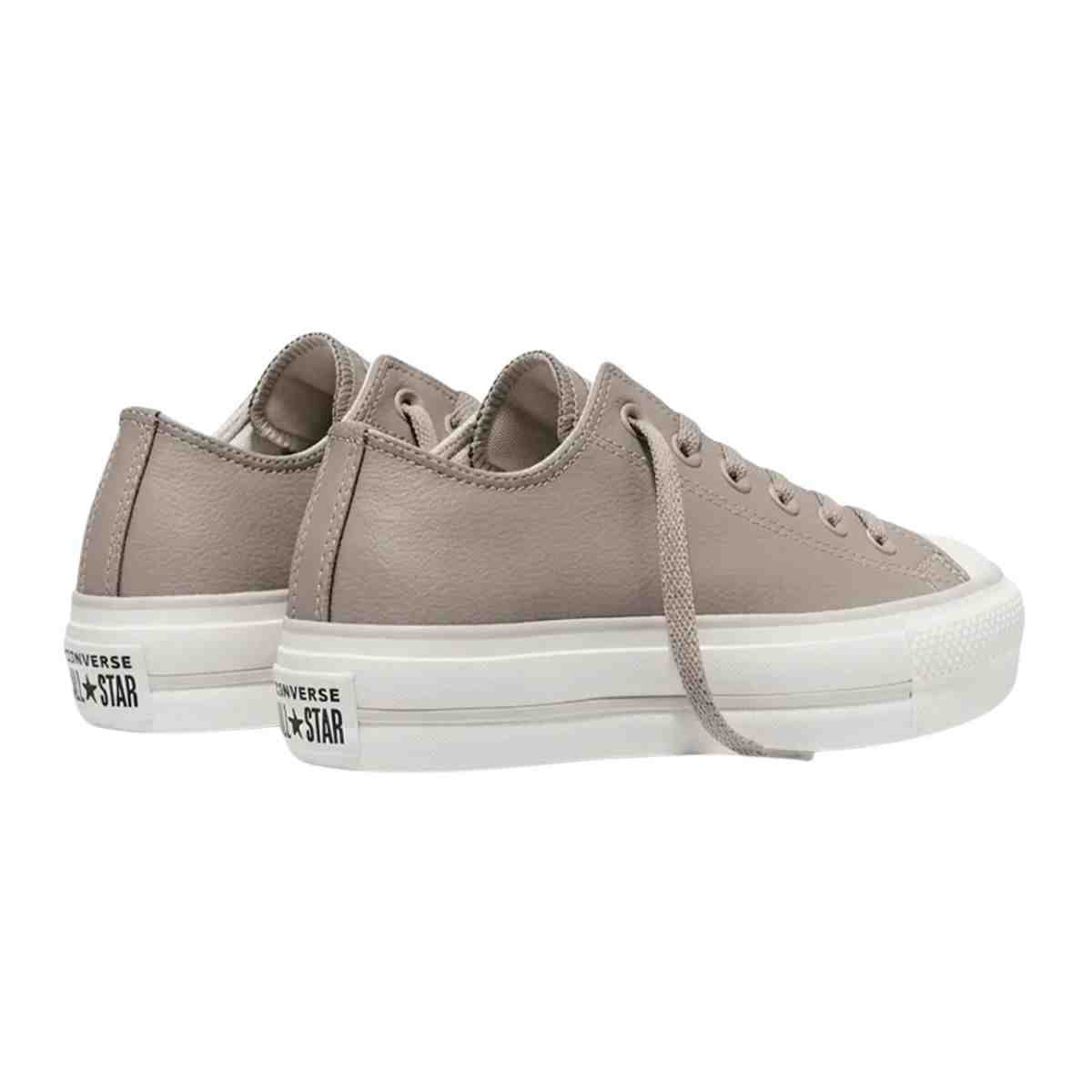 Tênis Casual Converse Chuck Taylor All Star Lift Bege Verde 7