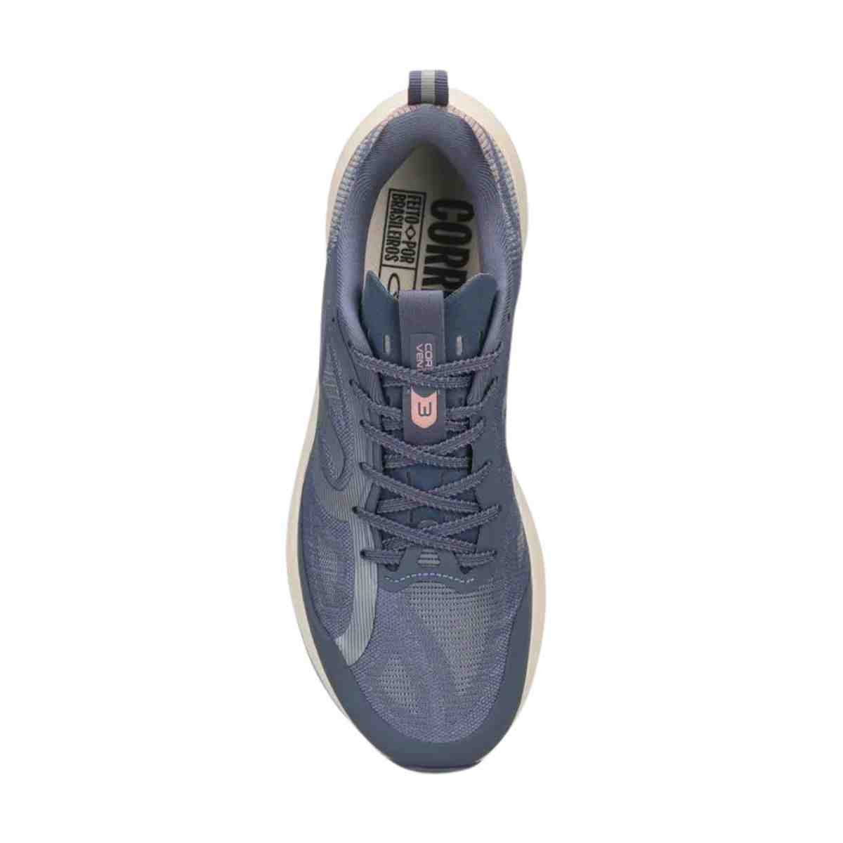 Tênis Corrida Feminino Olympikus Corre Vento 3 Azul Azul/Rosa 3