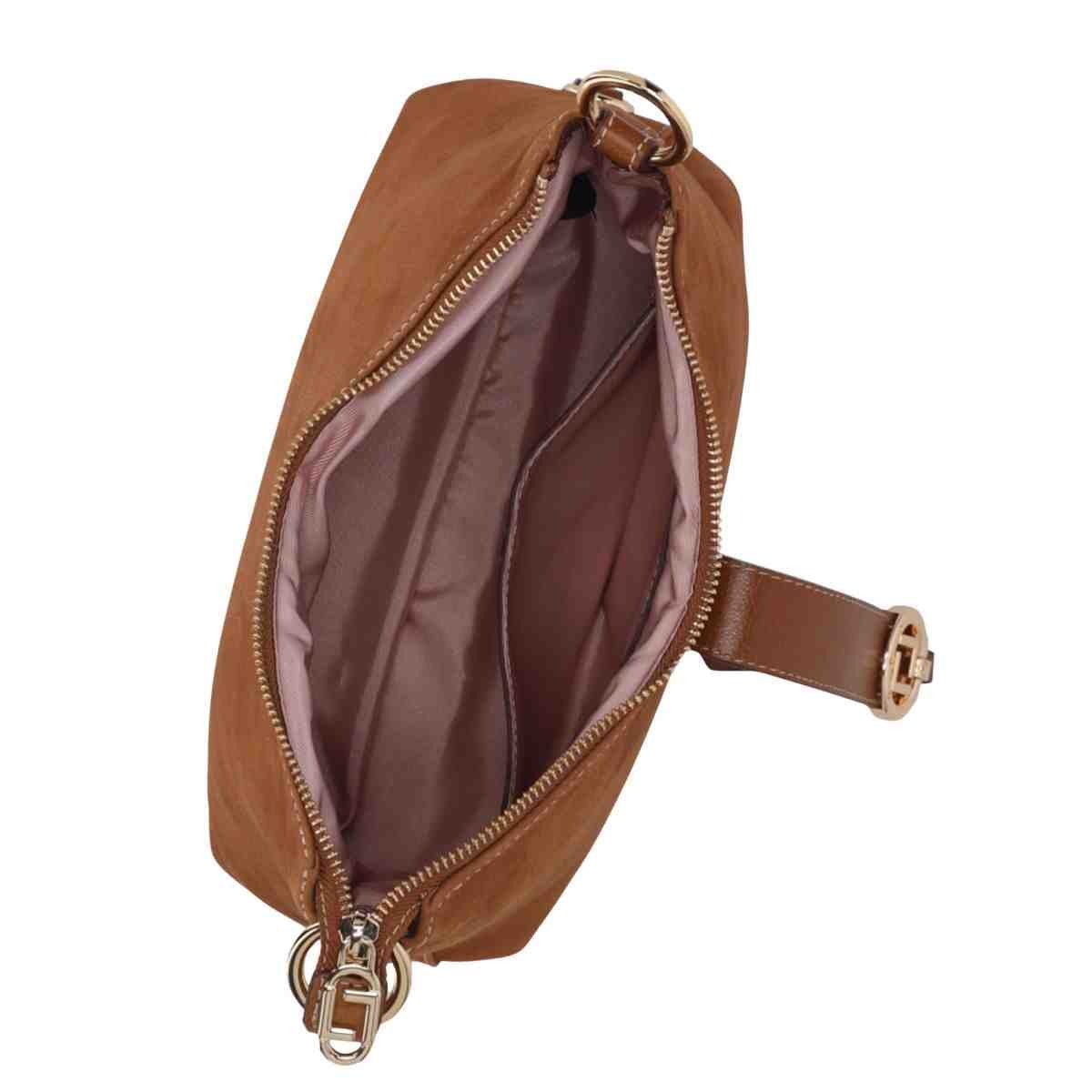 Bolsa Feminina Tiracolo Média Luz Da Lua Atacama Caramelo Marrom 3