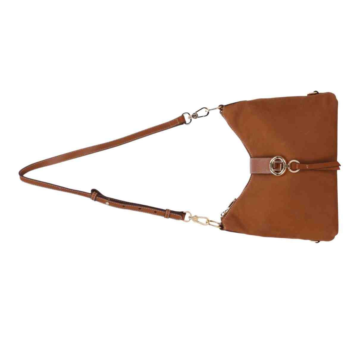 Bolsa Feminina Tiracolo Média Luz Da Lua Atacama Caramelo Marrom 6