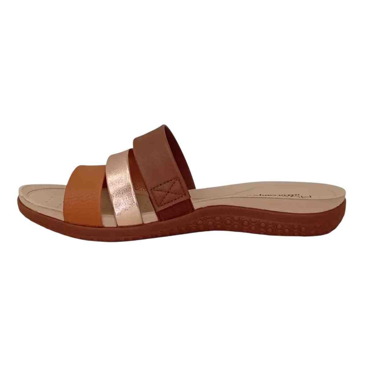 Tamanco Feminino Anabela Modare Slide Marrom Marrom 4