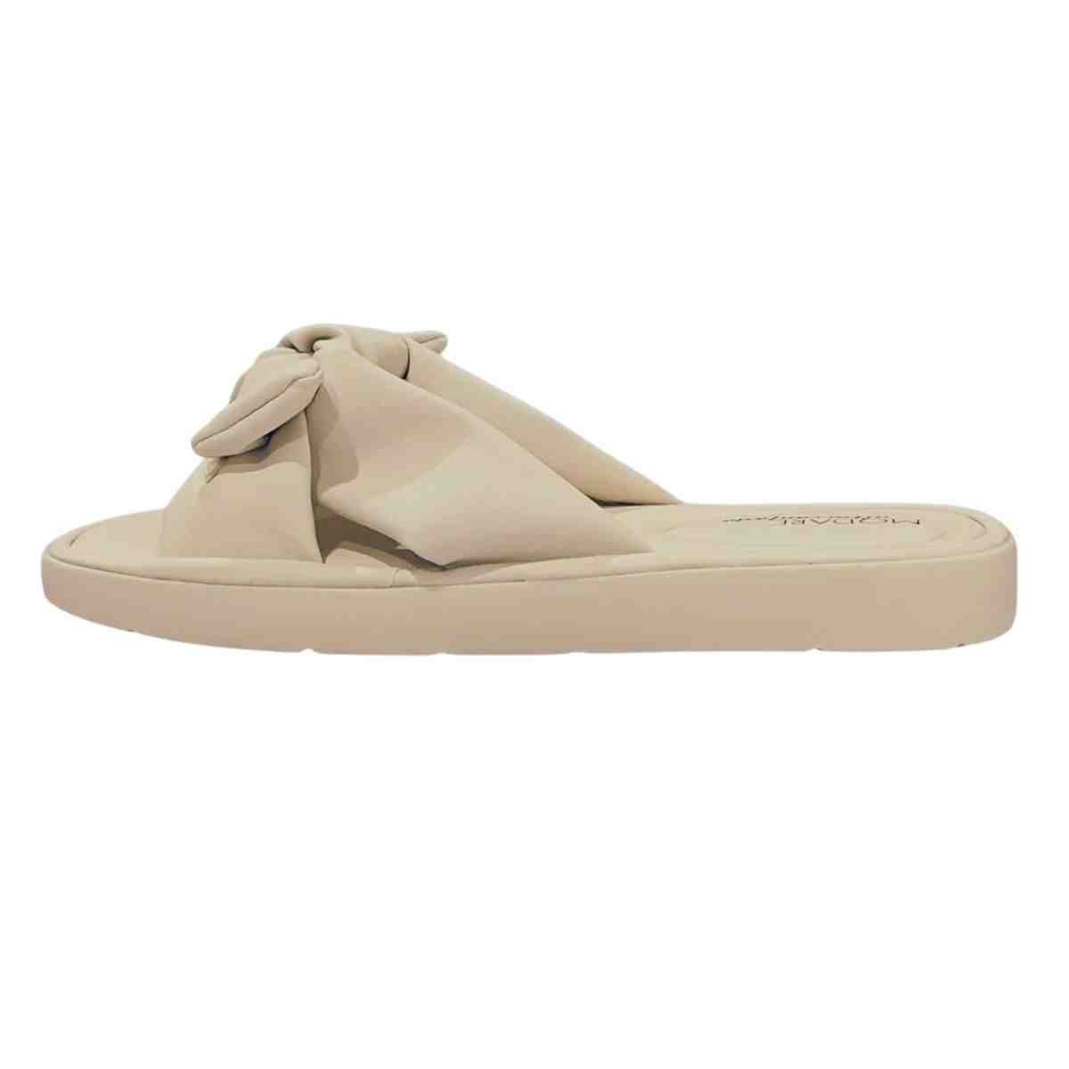 Tamanco Feminino Anabela Modare Slide Creme Bege 4