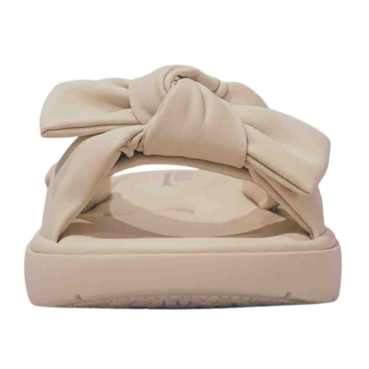 Tamanco Feminino Anabela Modare Slide Creme Bege 6