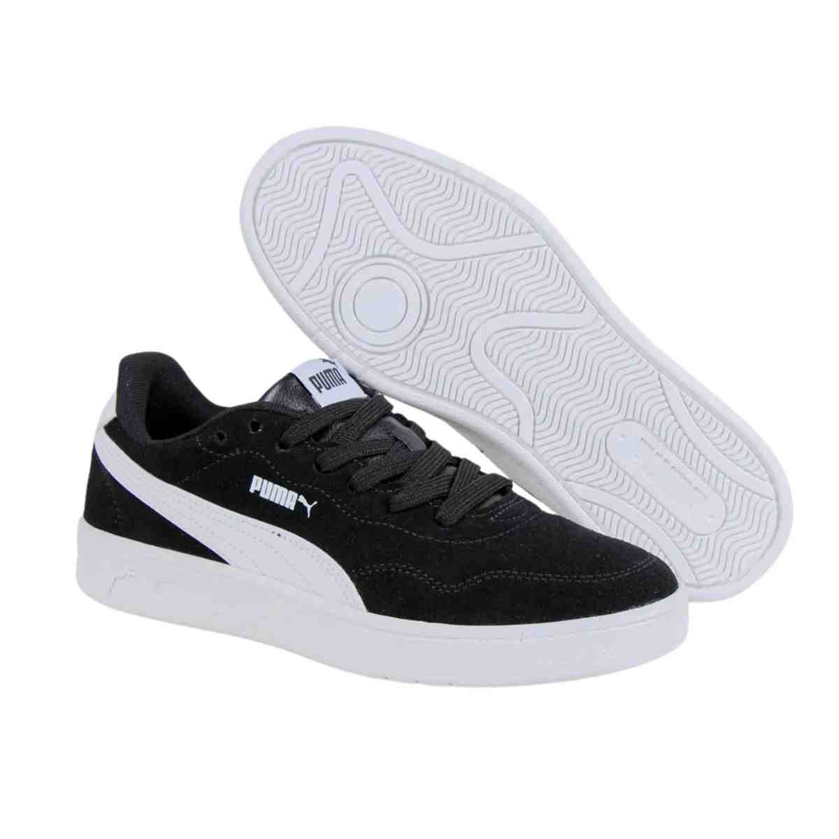 Tênis Casual Feminino Puma Court Lally Preto Preto 6