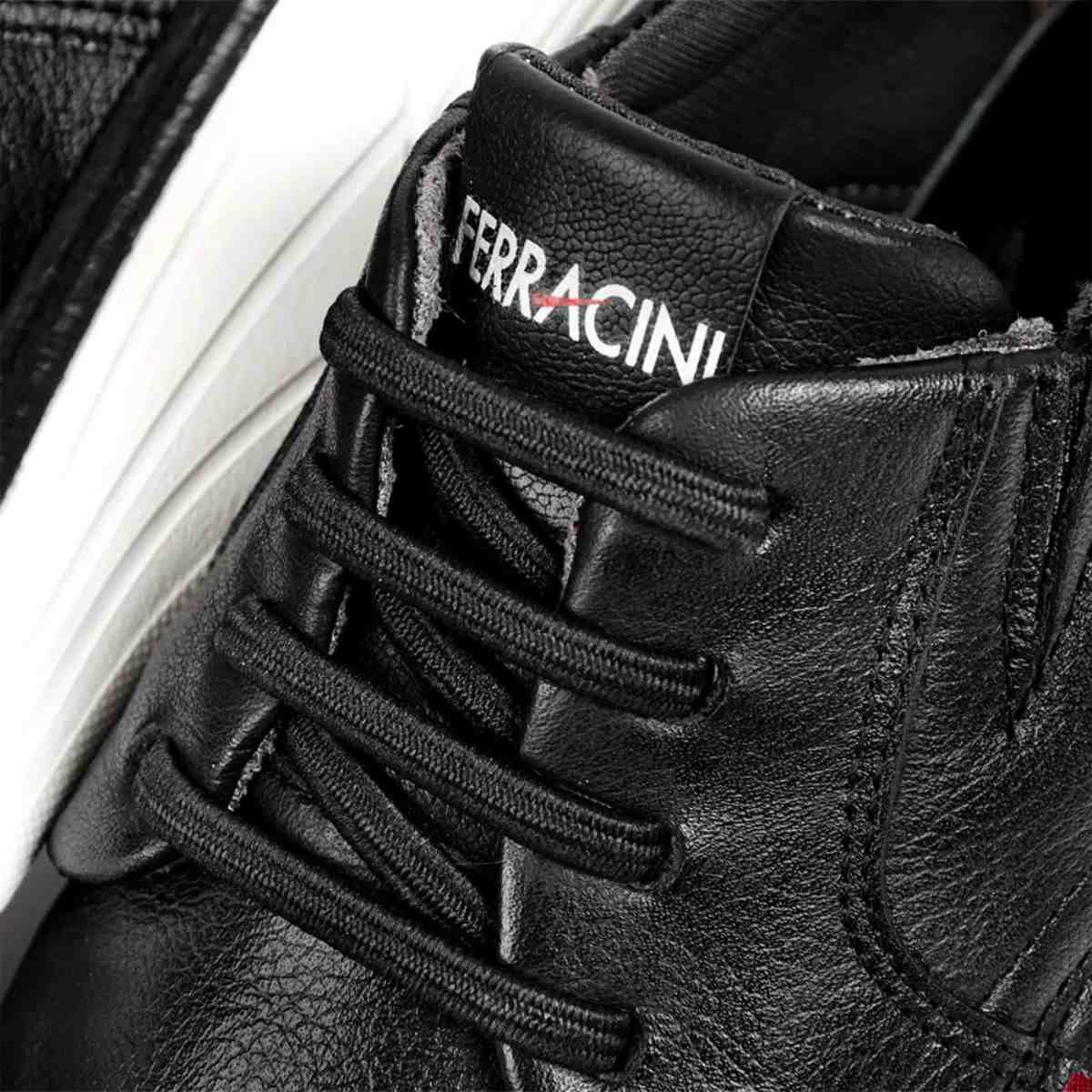 Sapato Masculino Esporte Fino Ferracini Preto Preto 4