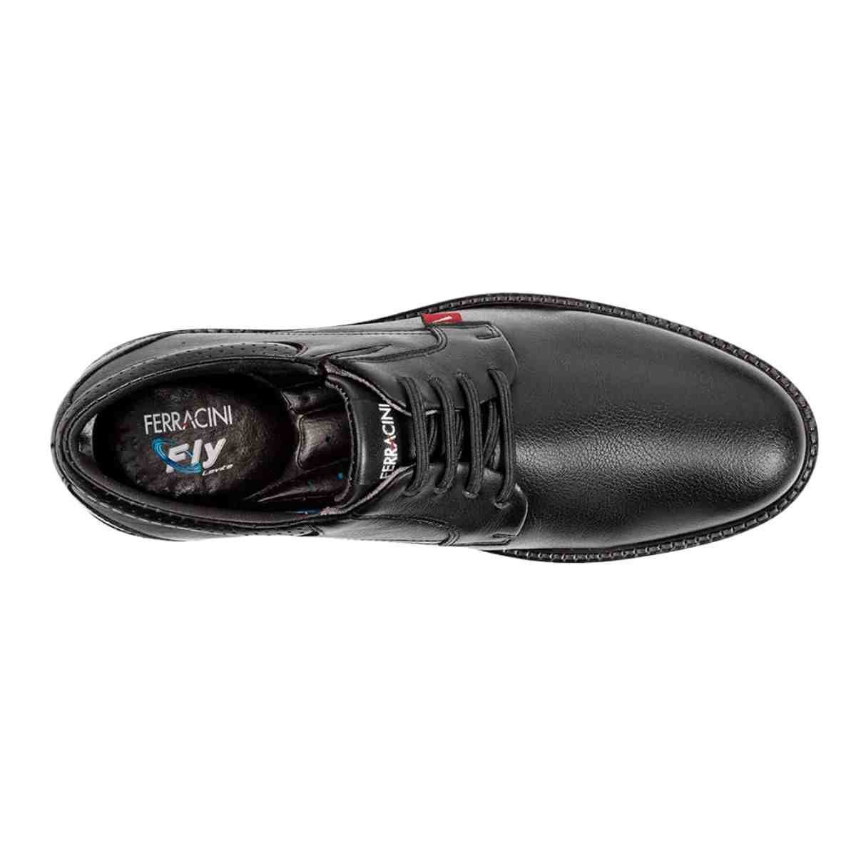 Sapato Masculino Esporte Fino Ferracini Preto Preto 6