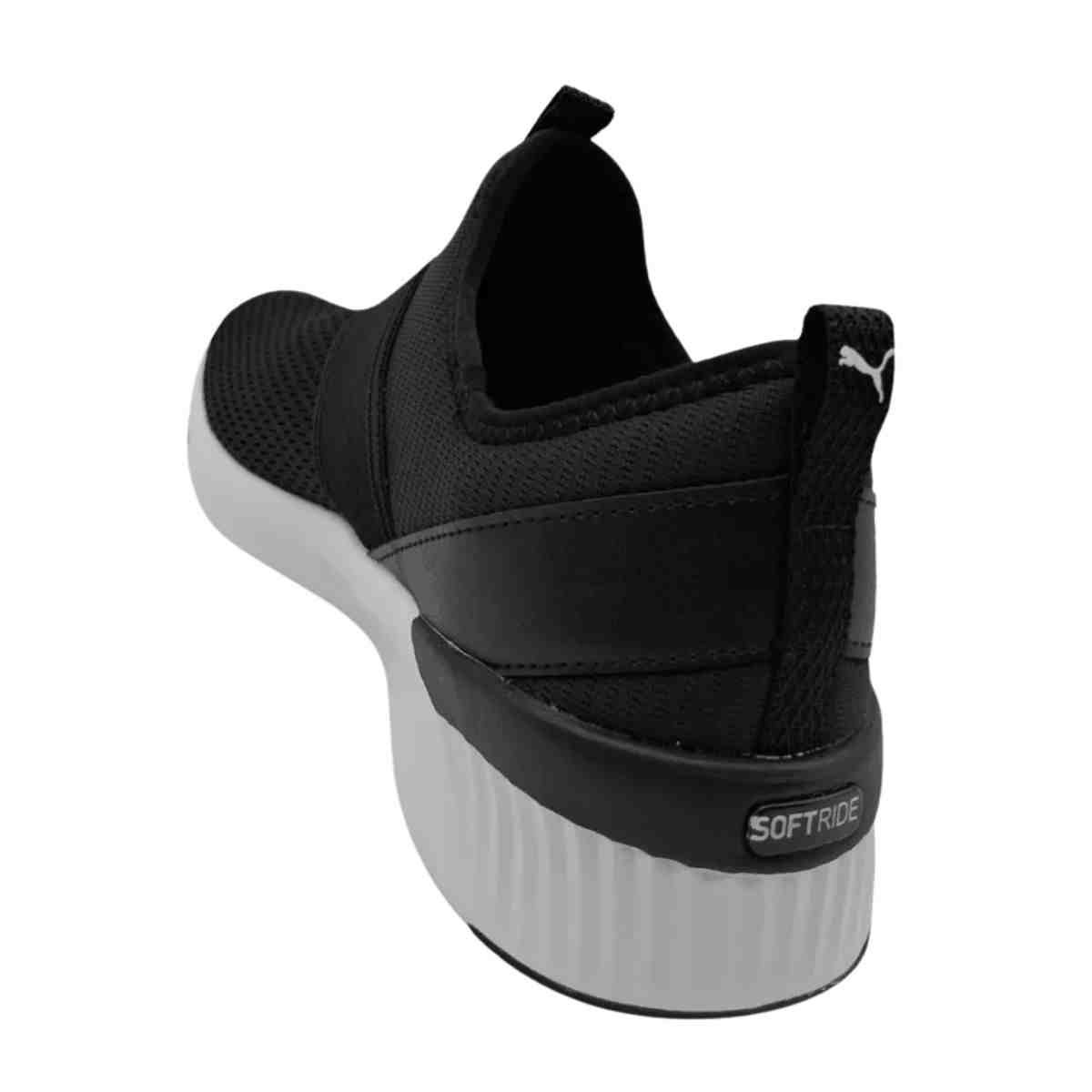 Tênis Corrida Feminino Puma Softride Harli Slip On Preto Preto 5