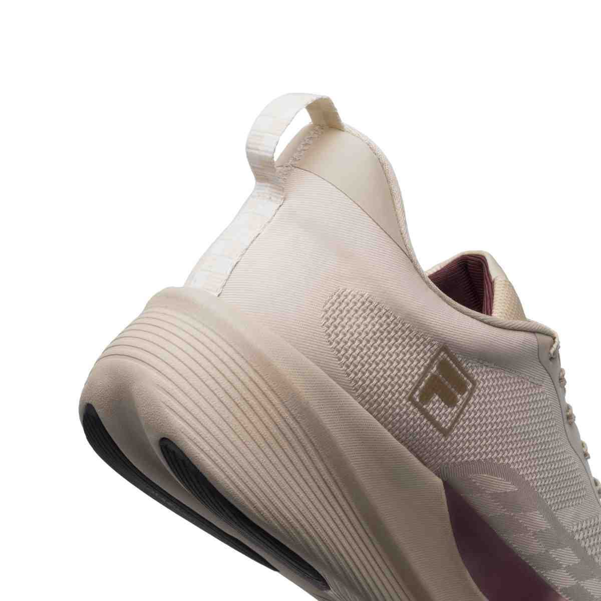 Tênis Corrida Feminino Fila Aero Skyfoam Bege Bege/Vermelho 6
