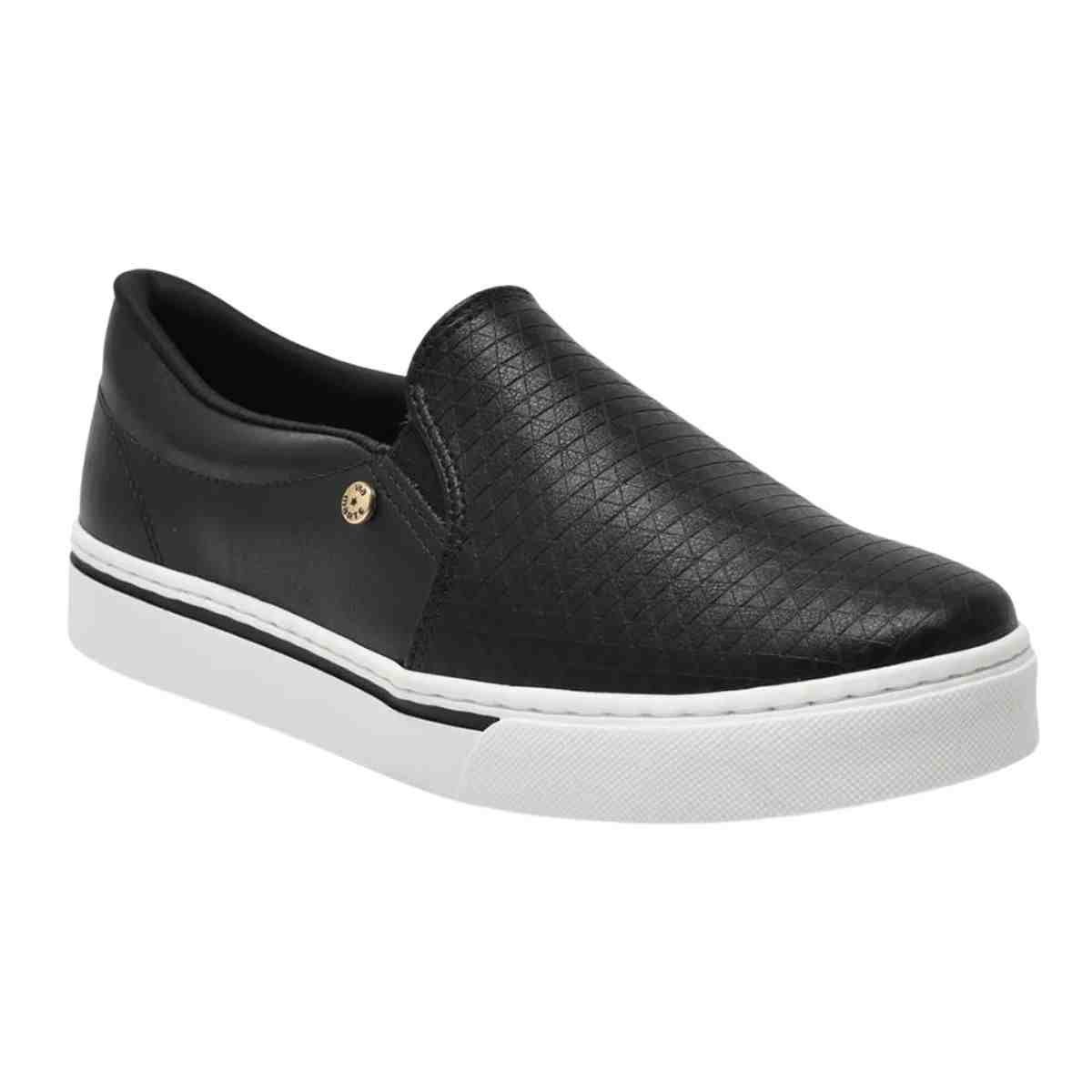 Tênis Moda Feminino Via Marte Preto Preto 2