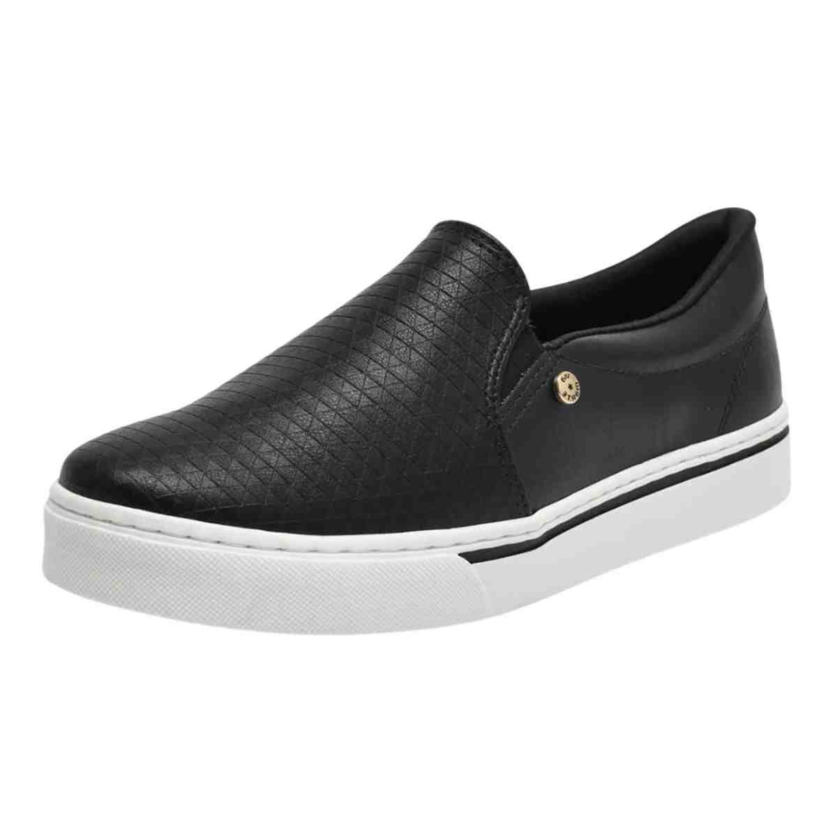 Tênis Moda Feminino Via Marte Preto Preto 6