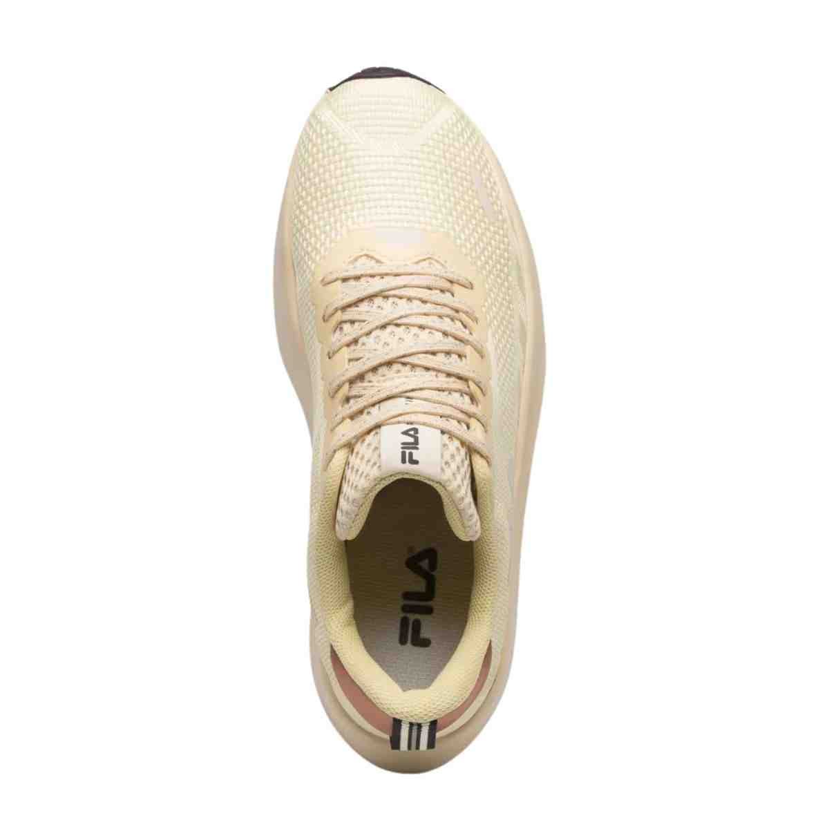 Tênis Corrida Feminino Fila Breeze Creme Bege 3