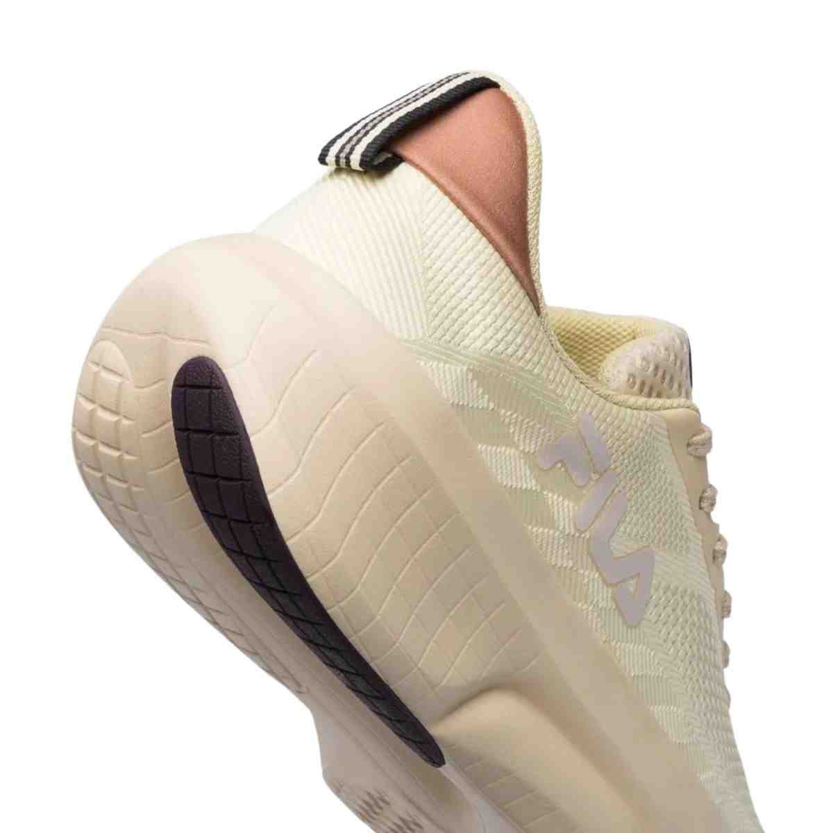 Tênis Corrida Feminino Fila Breeze Creme Bege 6