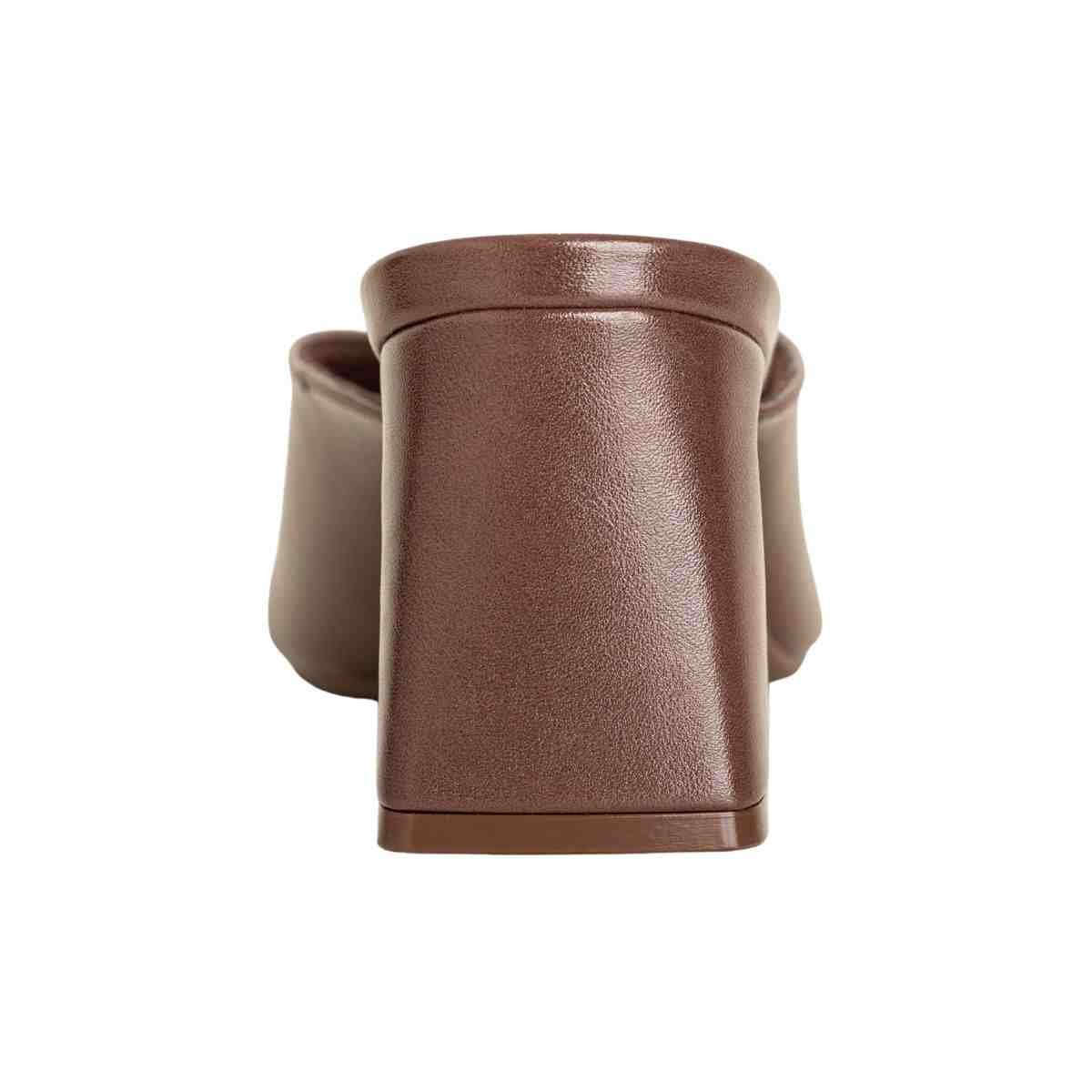 Tamanco Feminino Salto Bloco Aurora Dm Napa Expresso Marrom 4