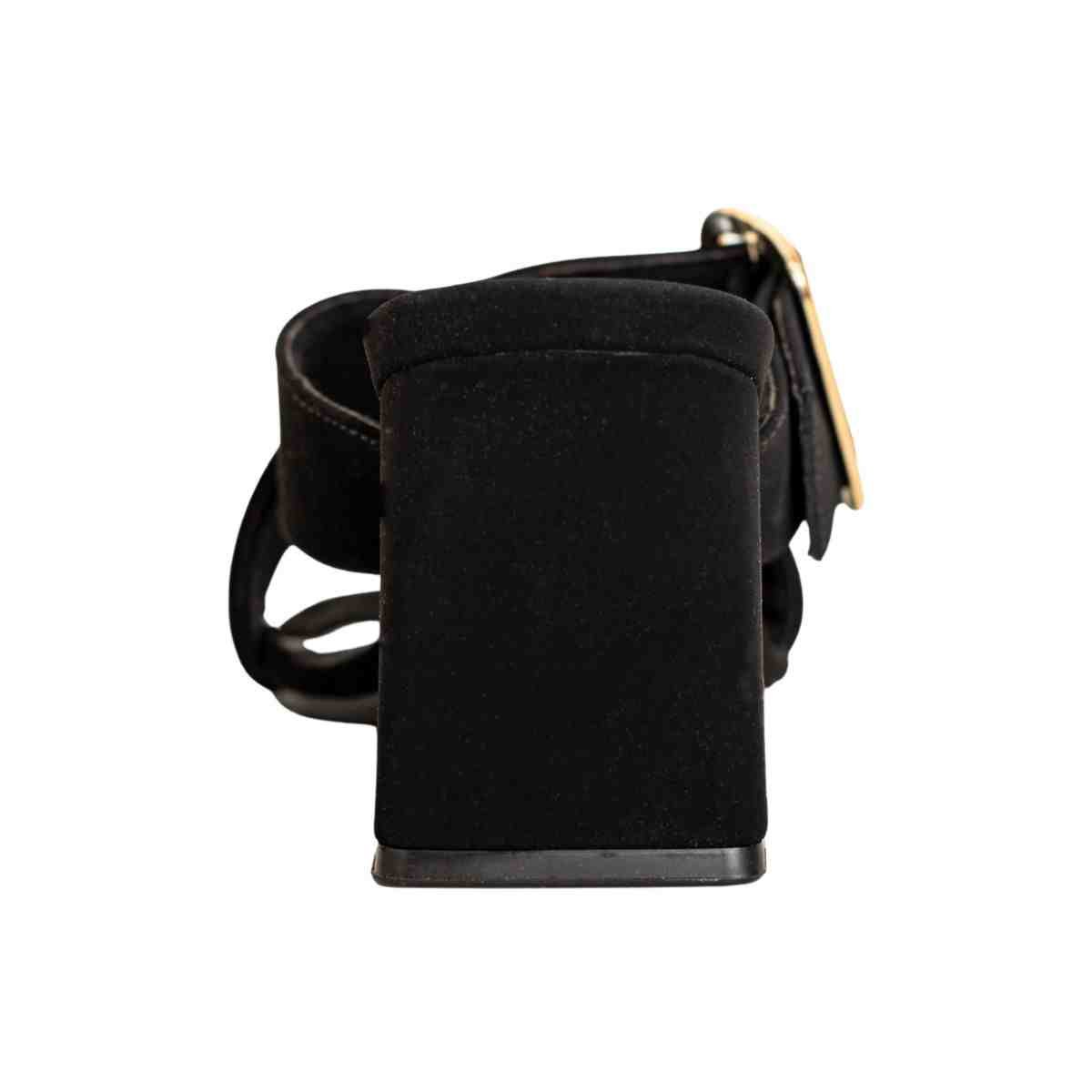 Tamanco Fem Salto Alto Grosso Dm T6049-140- Preto 4