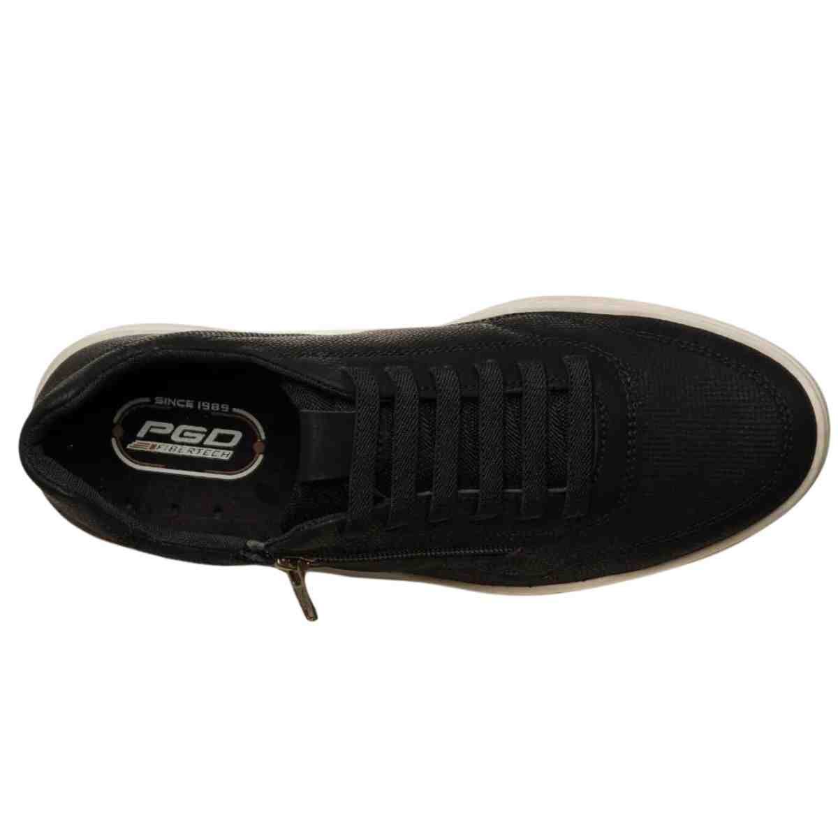 Sapatênis Masculino Pegada Trace Preto Preto 4