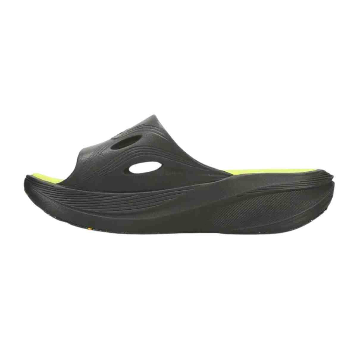 Chinelo Masculino Slide Olympikus Pós Corre Preto Preto/Verde 6