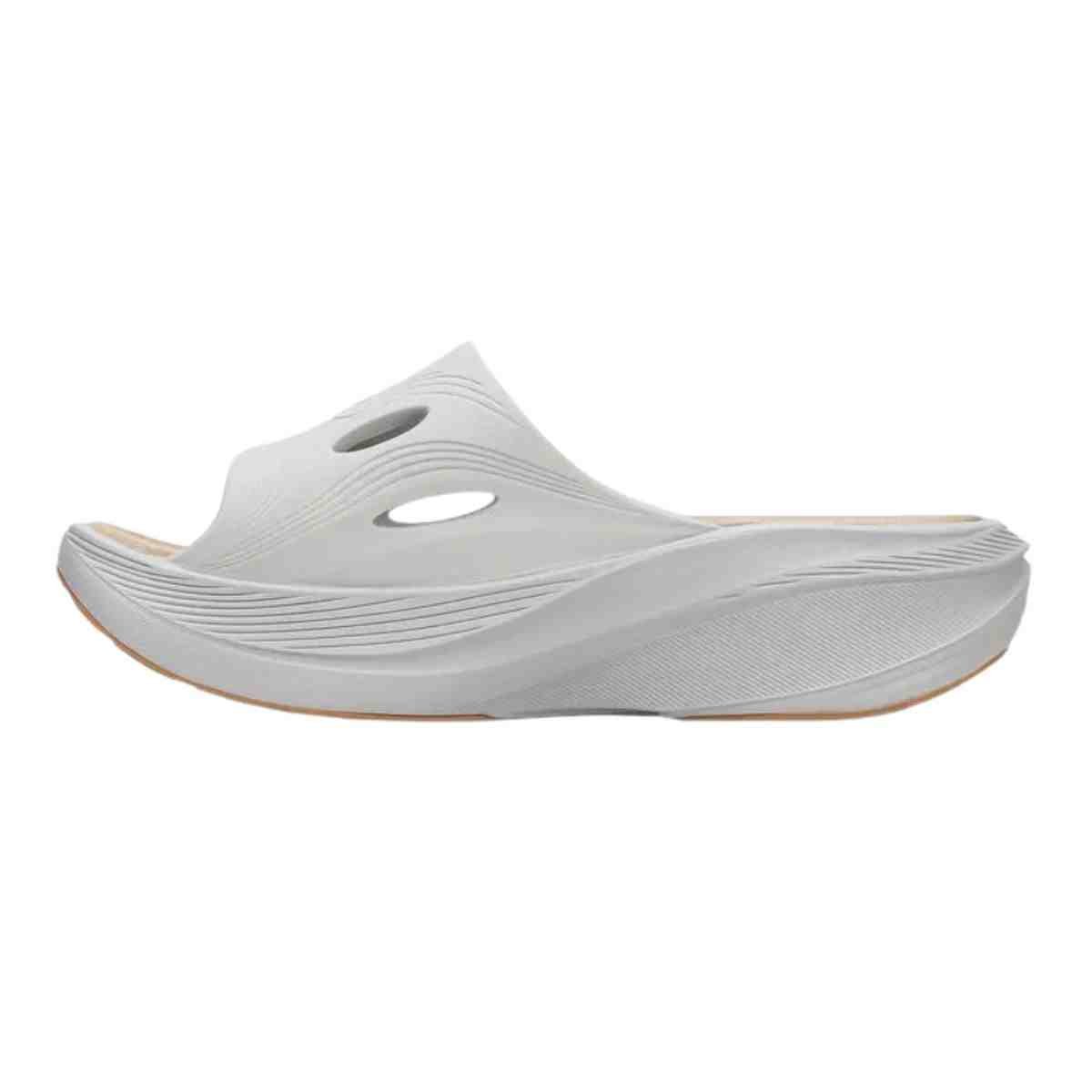 Chinelo Feminino Slide Olympikus Pós Corre Cinza Cinza/Rosa 5