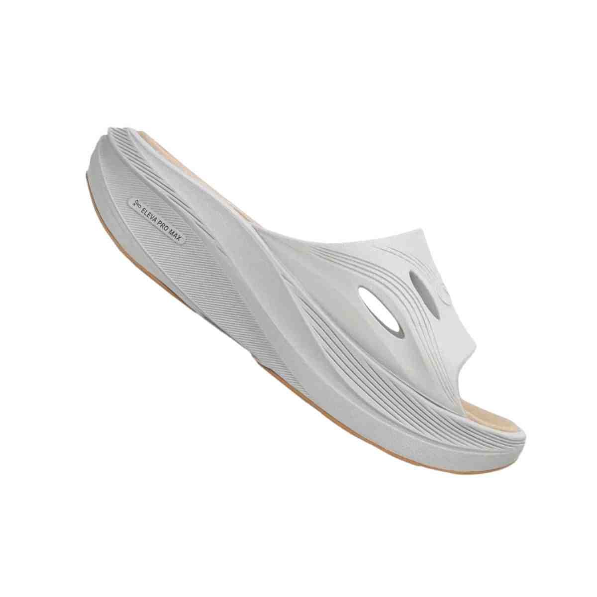 Chinelo Feminino Slide Olympikus Pós Corre Cinza Cinza/Rosa 6
