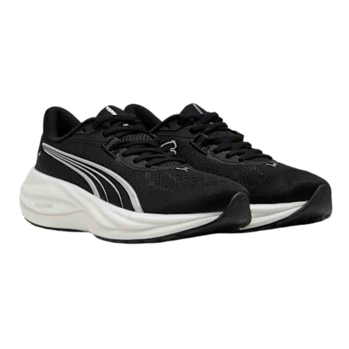 Tênis Corrida Feminino Puma Electrify Nitro 5 Preto Preto/Prata 2