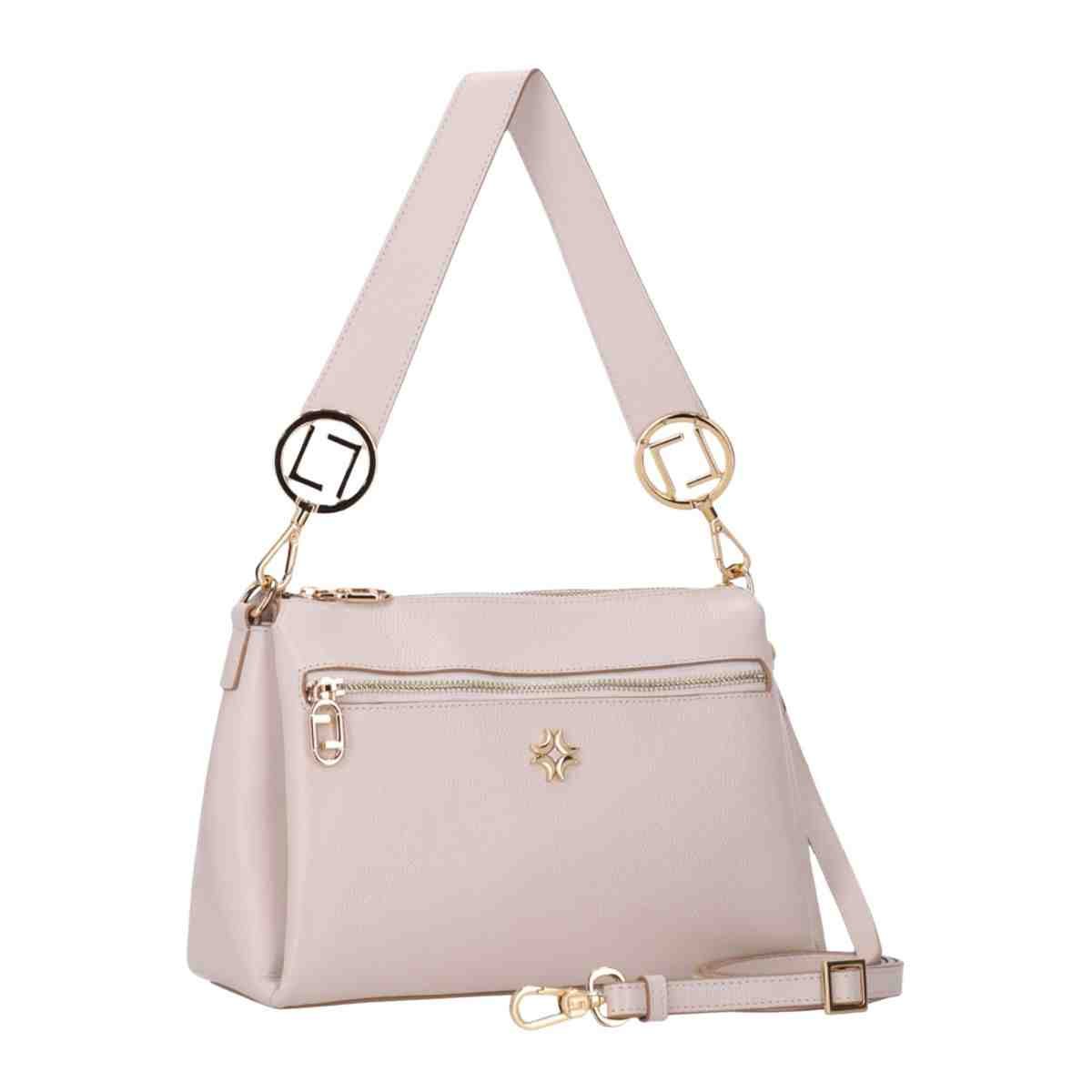 Bolsa Feminina Tiracolo Média Luz Da Lua Off White Bege 5