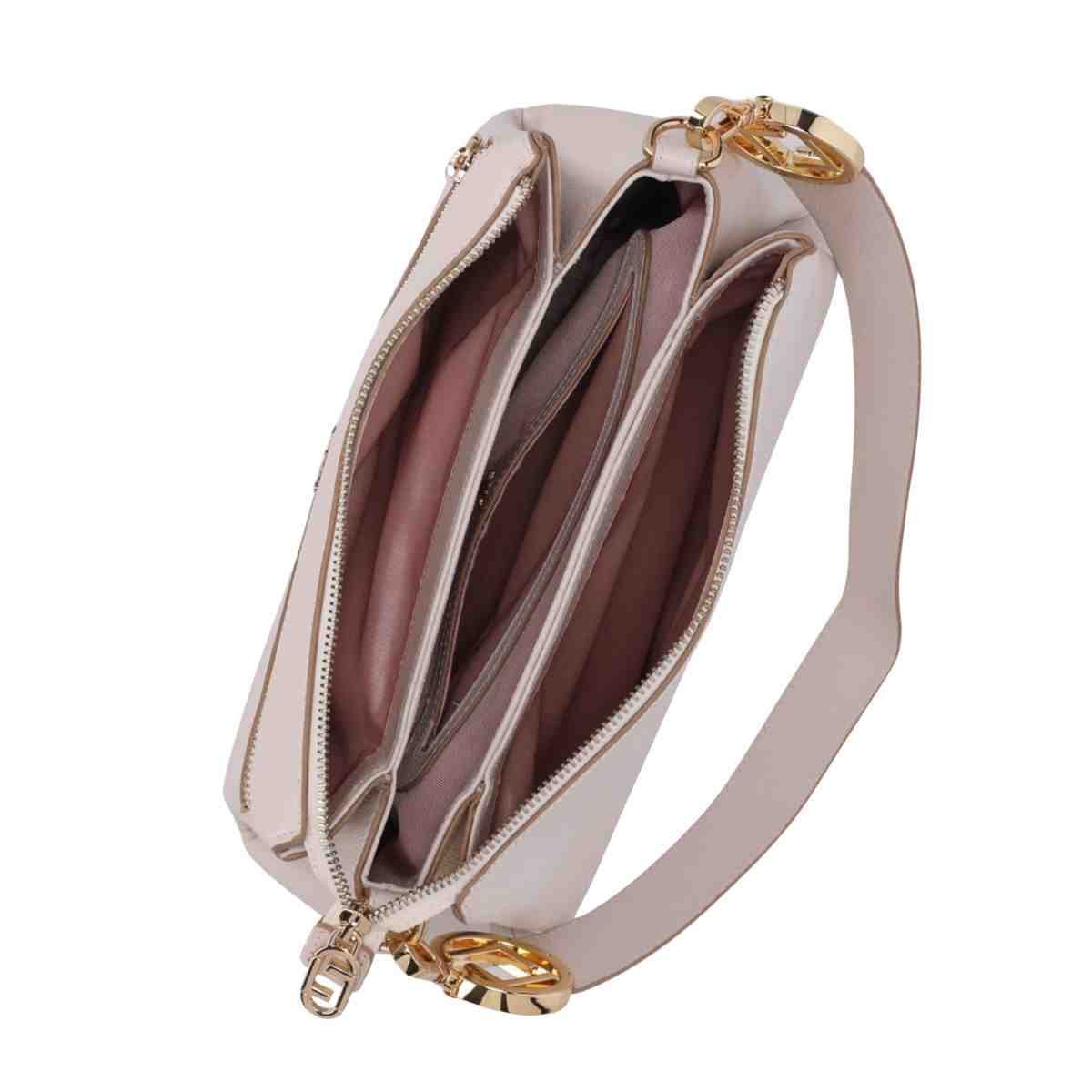 Bolsa Feminina Tiracolo Média Luz Da Lua Off White Bege 6