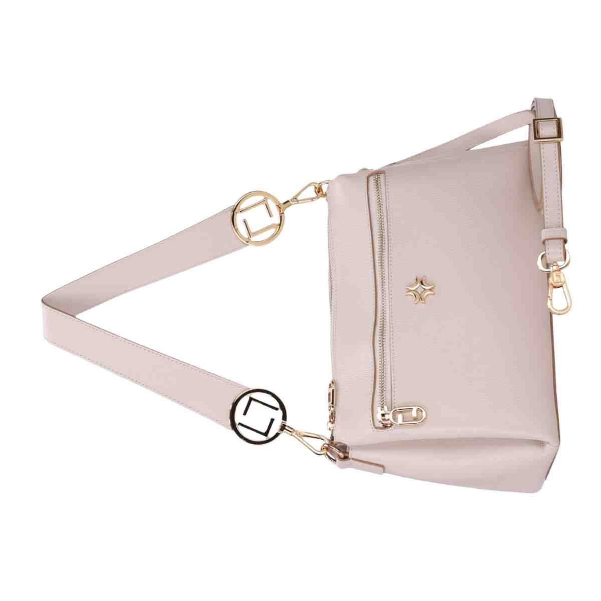 Bolsa Feminina Tiracolo Média Luz Da Lua Off White Bege 2