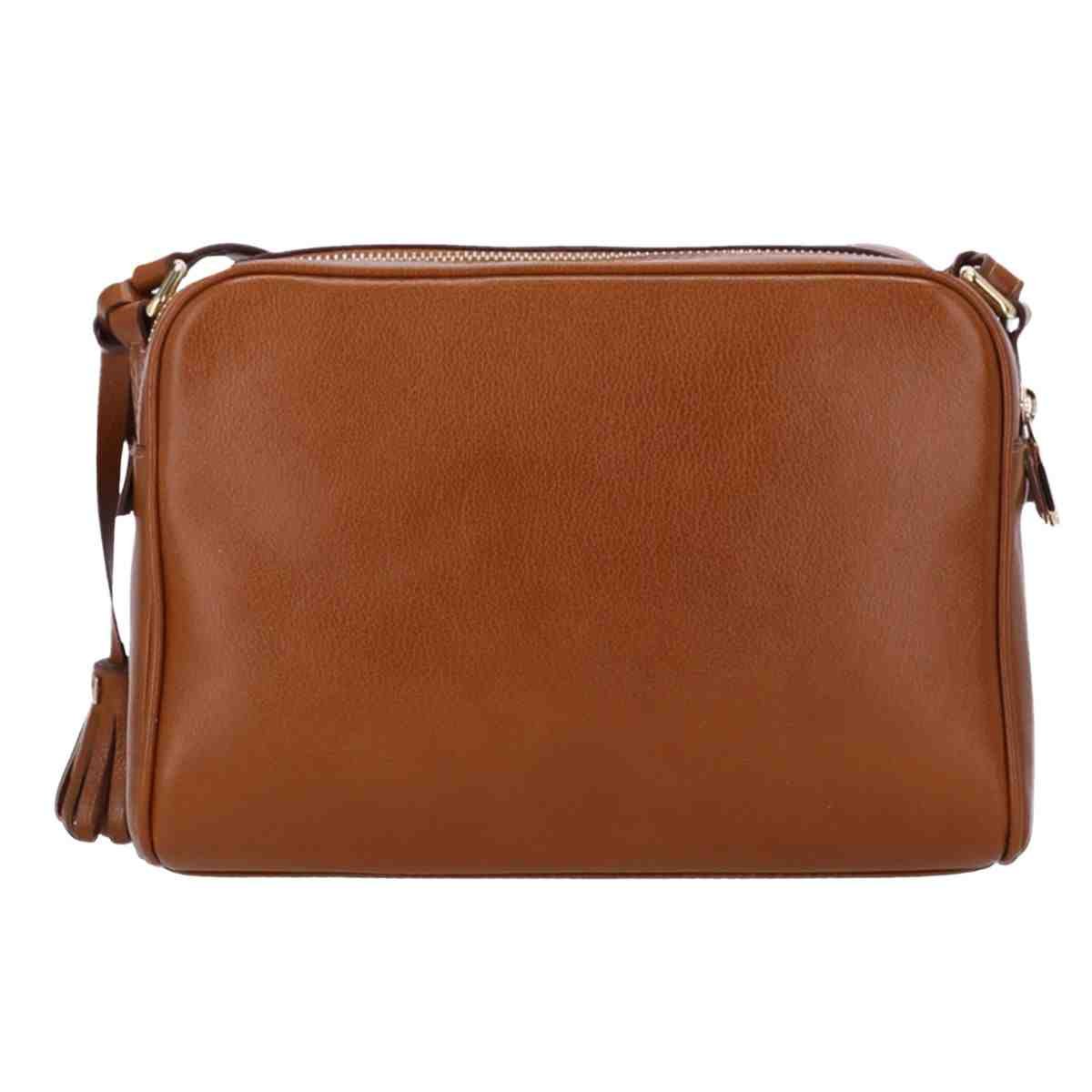 Bolsa Feminina Tiracolo Média Luz Da Lua Atacama Caramelo Marrom 4