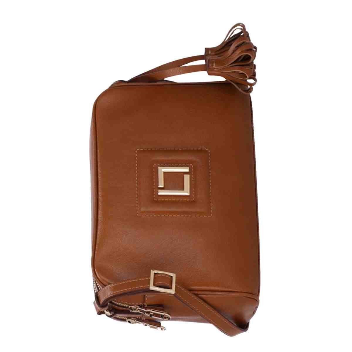 Bolsa Feminina Tiracolo Média Luz Da Lua Atacama Caramelo Marrom 6