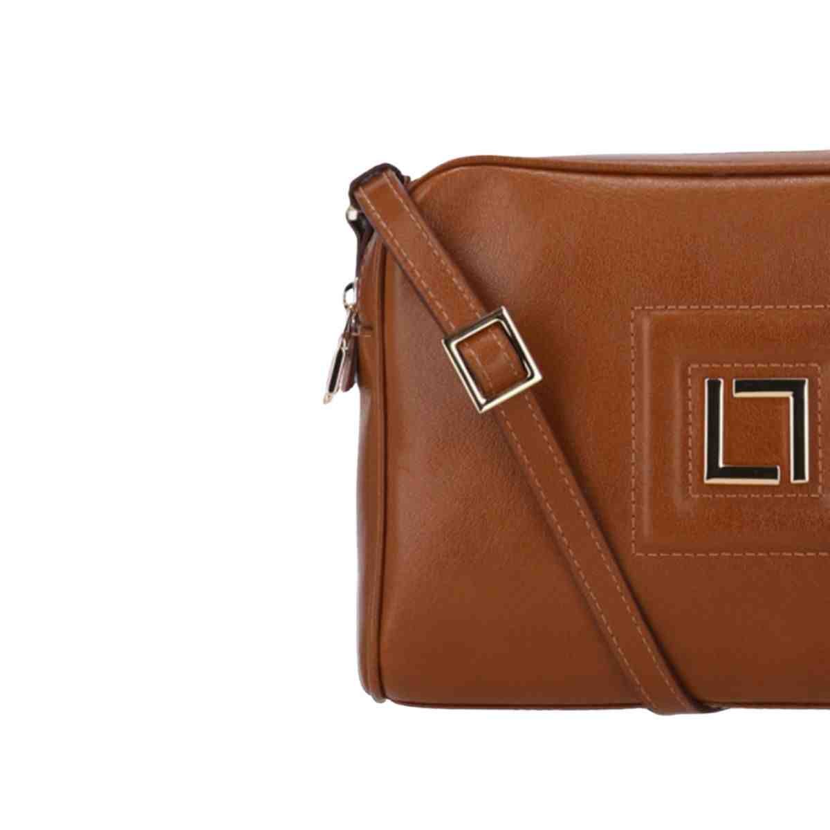 Bolsa Feminina Tiracolo Média Luz Da Lua Atacama Caramelo Marrom 7