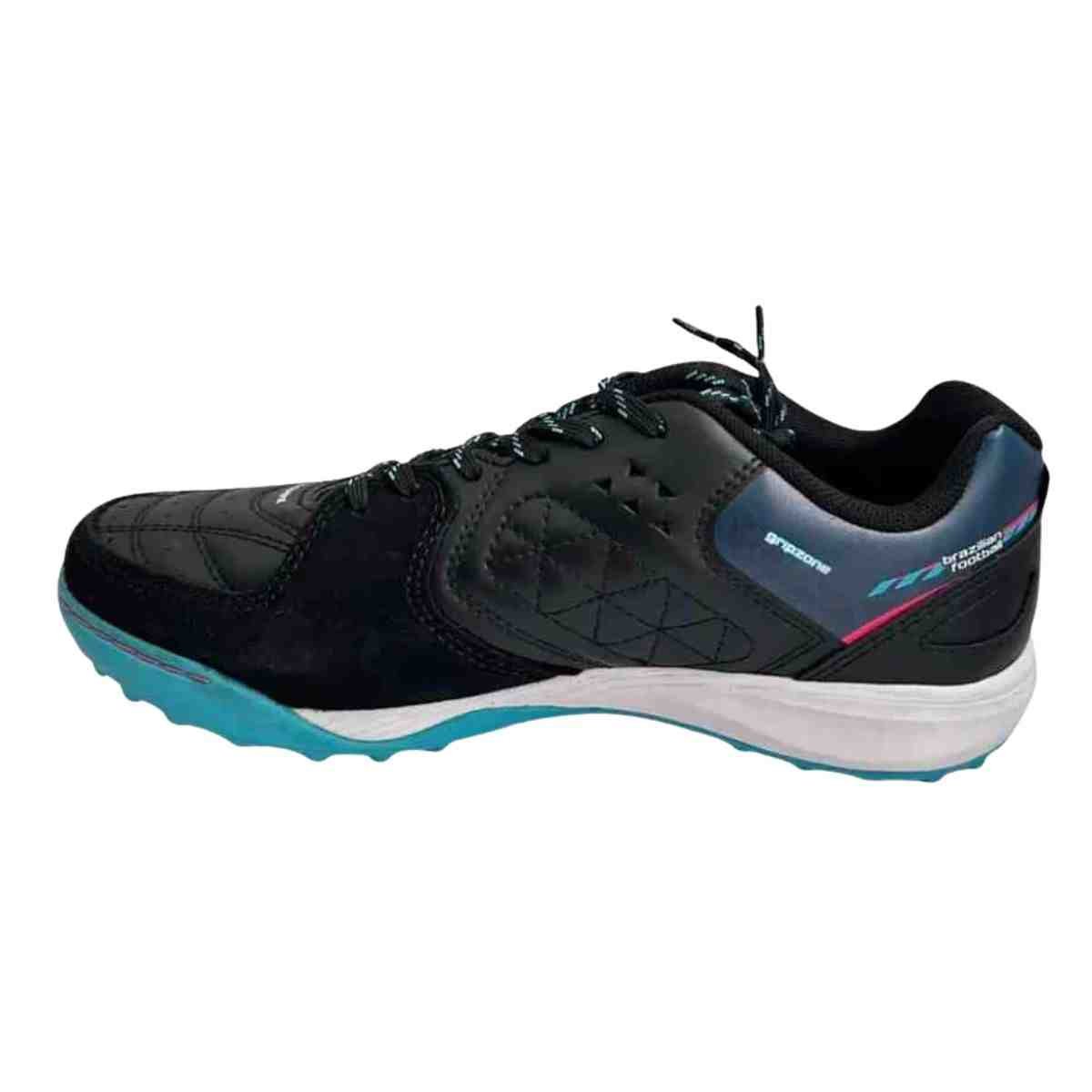 Chuteira Society Masculina Topper Dominator Play Vi T Preta E Azul Preto/Azul 5