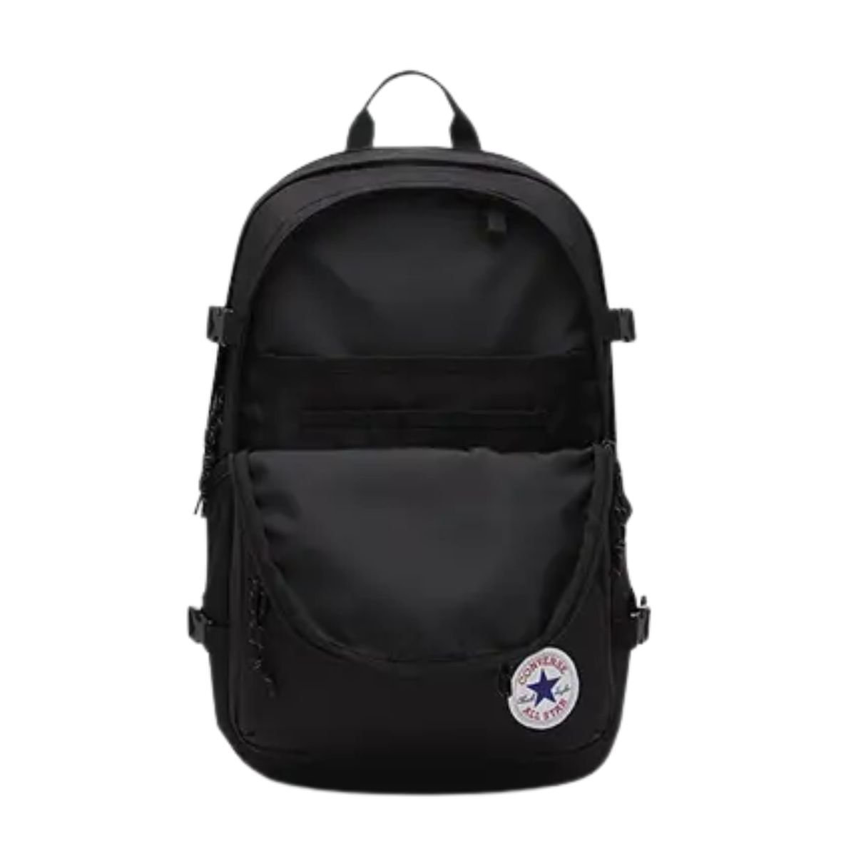 Mochila Unissex Converse Cam Straight Edge Preta Preto 3