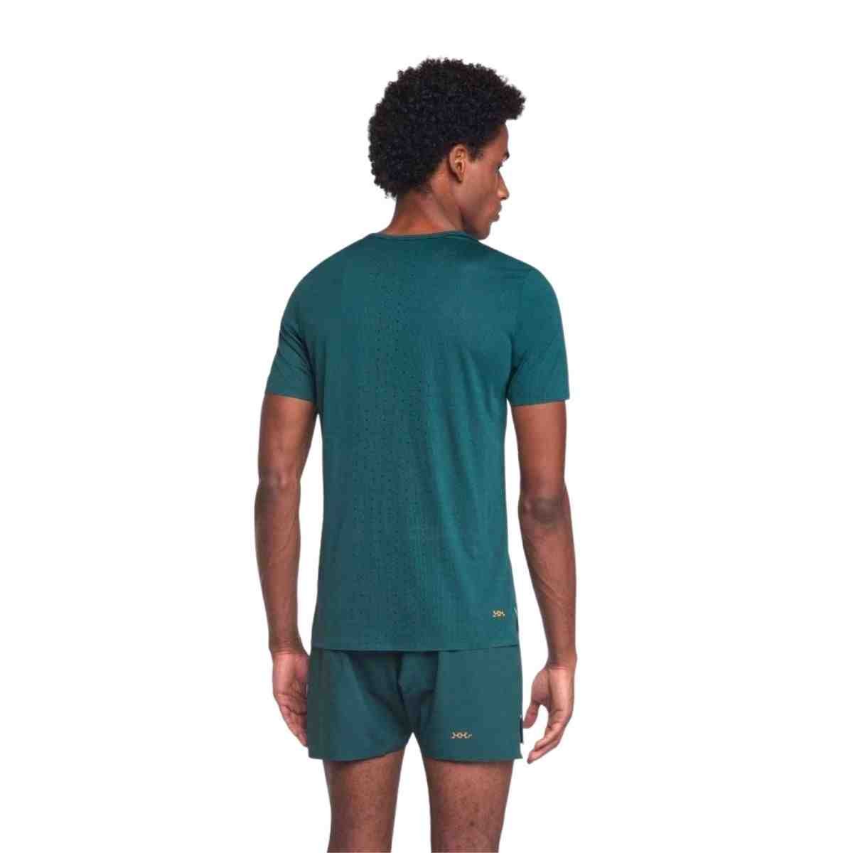 Camiseta Masculina Olympikus Corre Foco Verde Escuro Verde 4