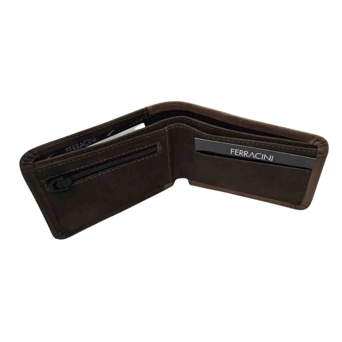 Carteira Masculina Ferracini Onix Ambar Marrom 3