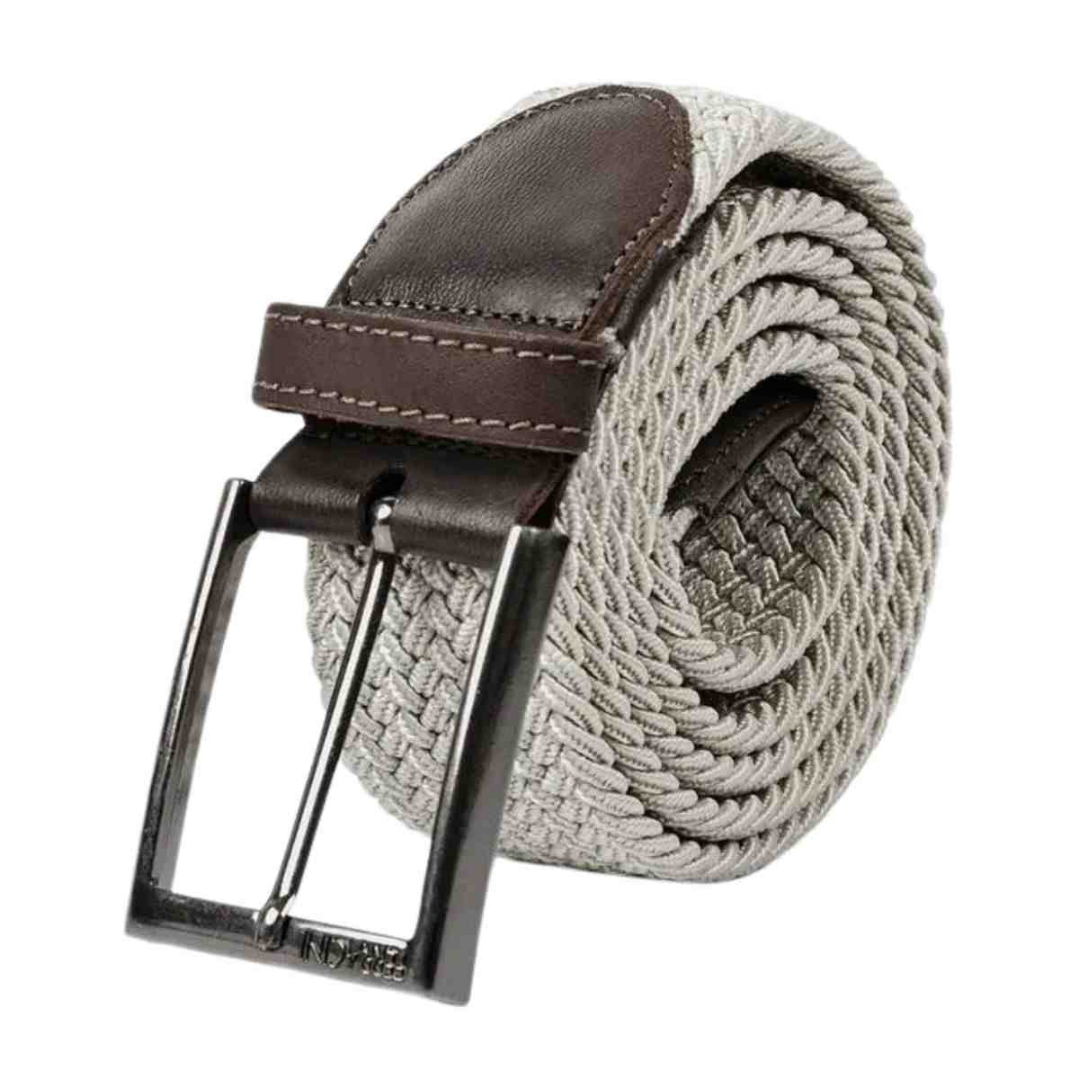 Cinto Flex Ferracini Masculino Bege E Café Claro