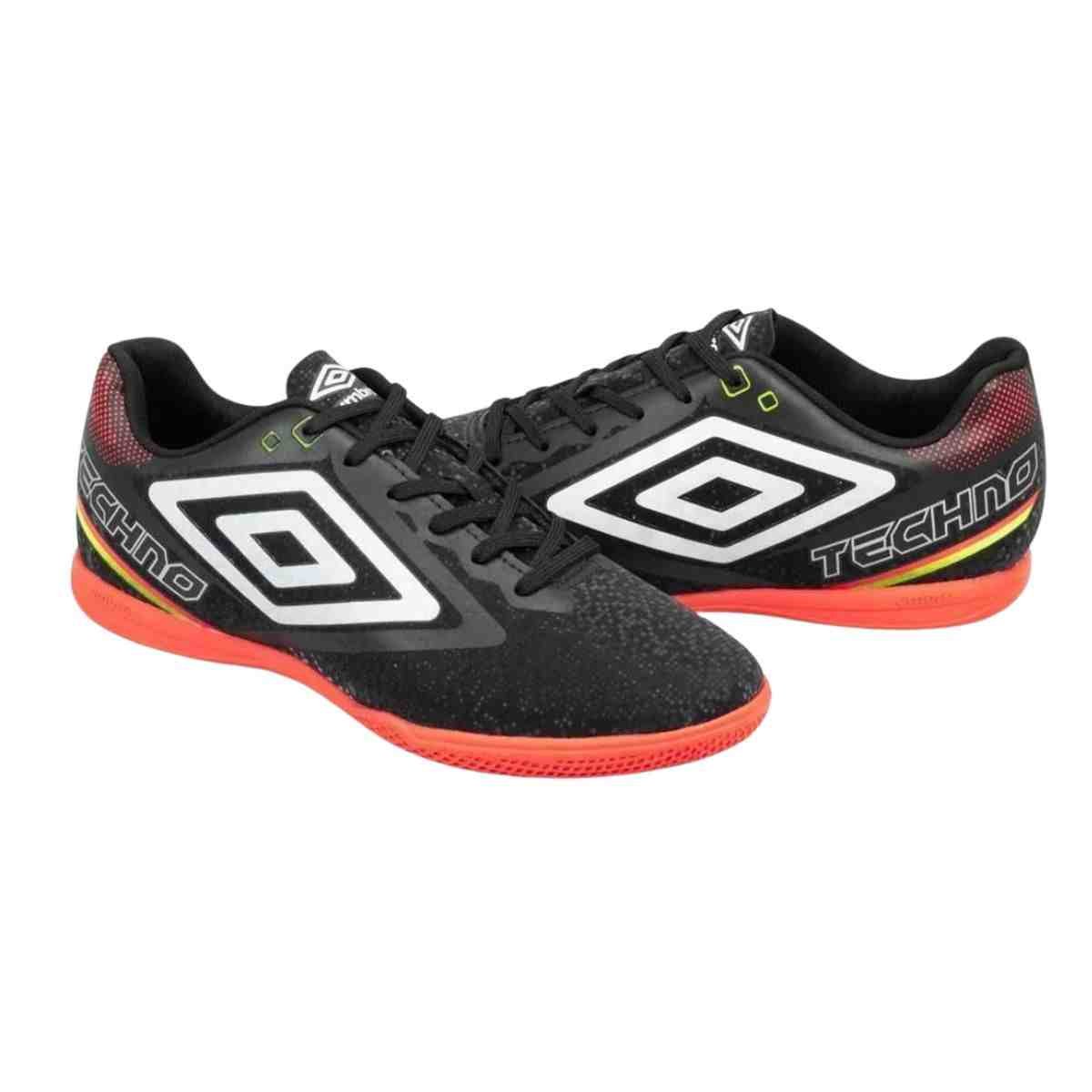 Chuteira Indoor Masculina Umbro Techno Ii Preta Preto 3