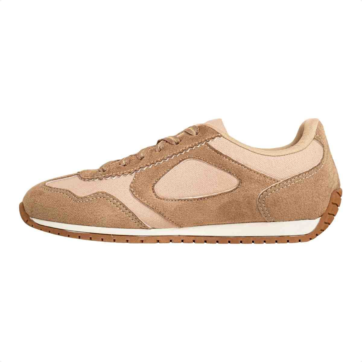 Tênis Moda Casual Feminino Retrô Nina Dm Nude Nude 5