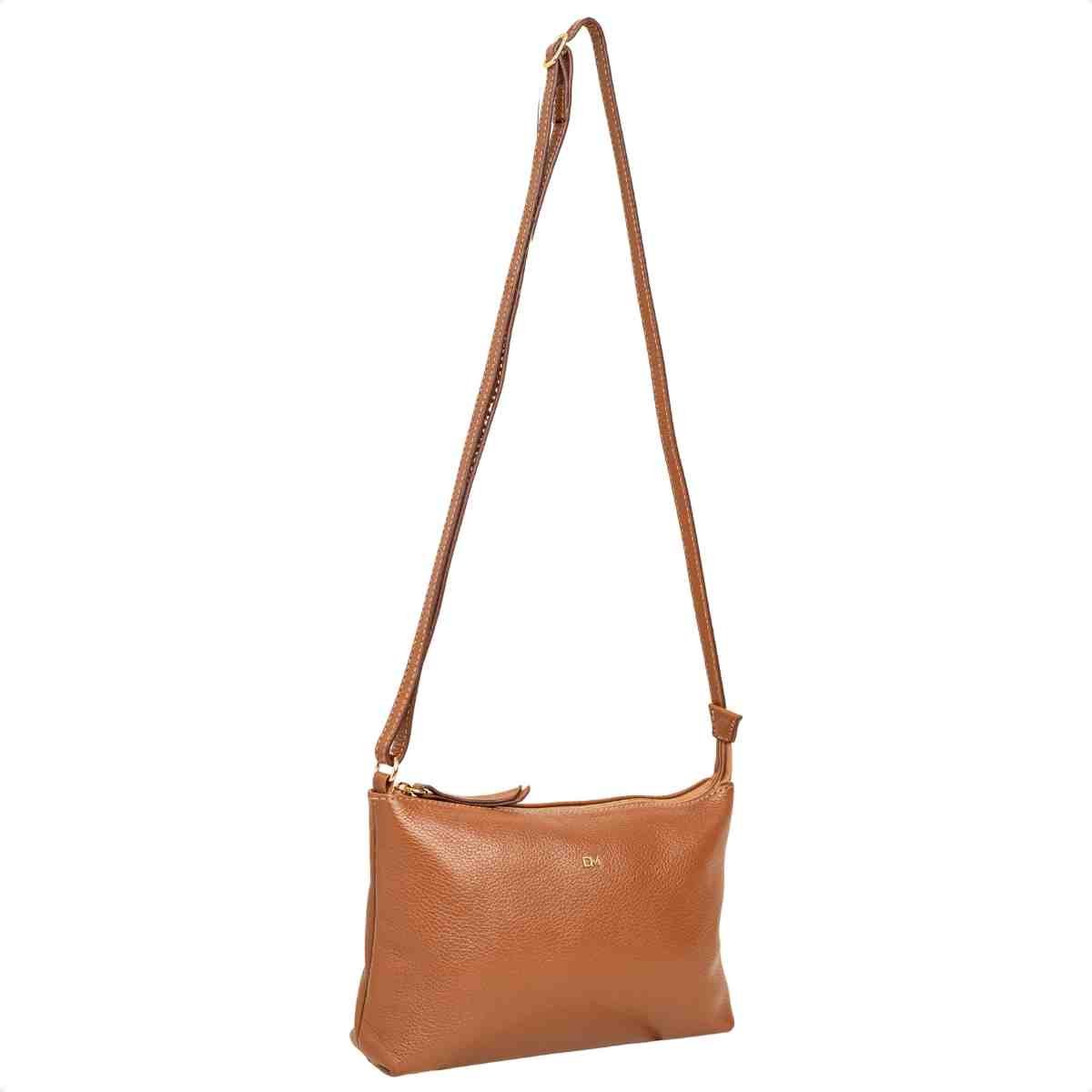 Bolsa Fem Transversal Dm 3151- Marrom 2