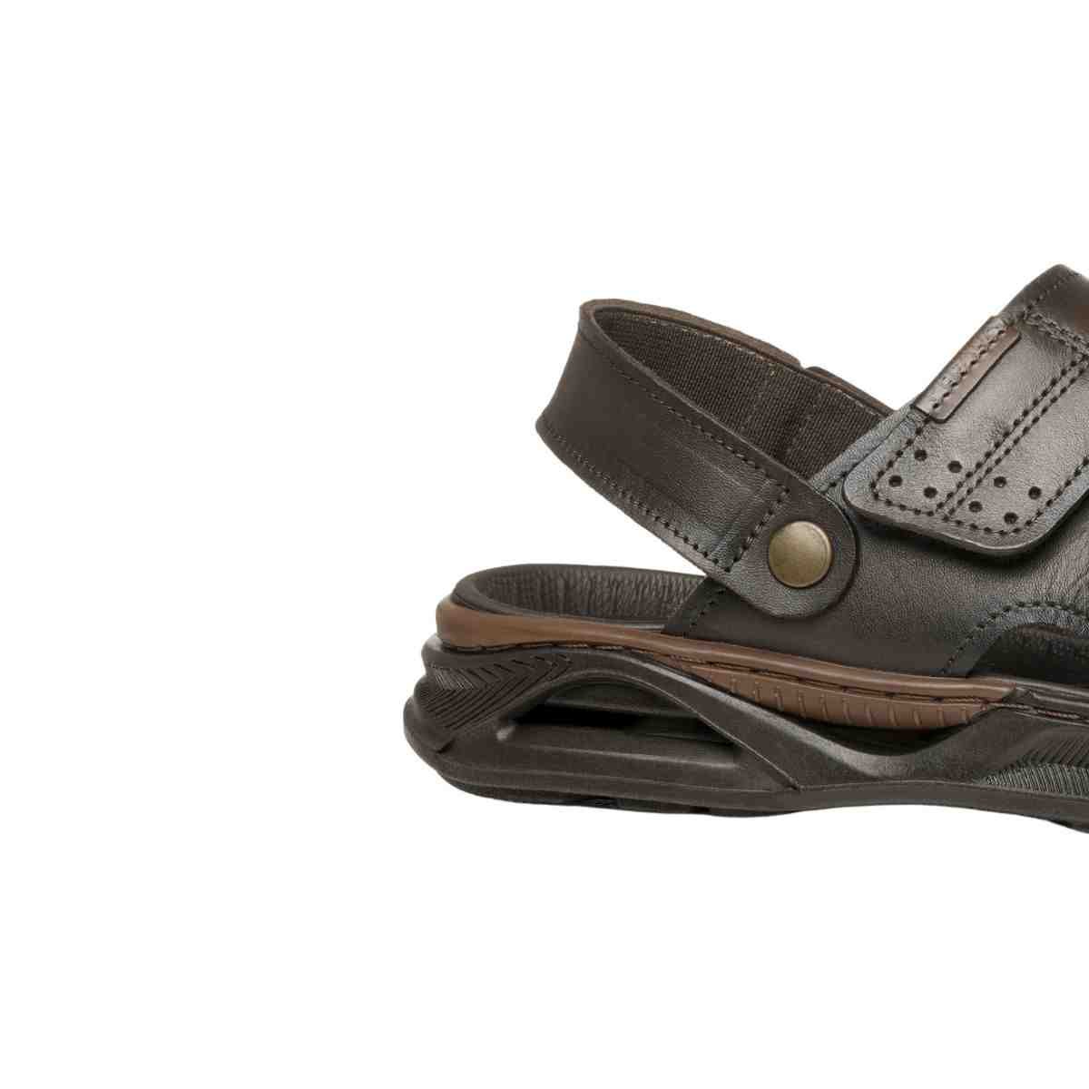 Sandália Masculina Pegada Amortech Cravo Marrom 7