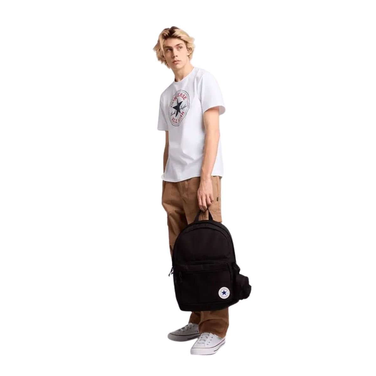 Mochila Feminina Converse Go 2 Preta Preto 5