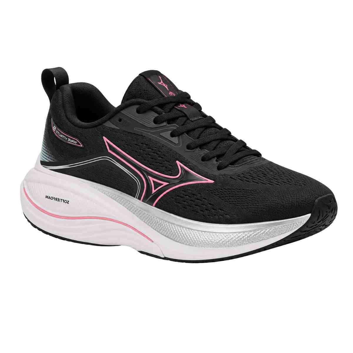 Tênis Corrida Feminino Mizuno Vitality 8 Preto Preto 2