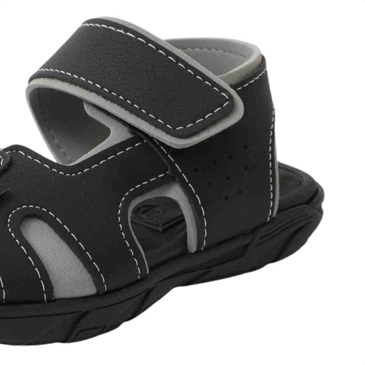 Sandalia Infantil Papete Menino Molekinho Preto Preto 7